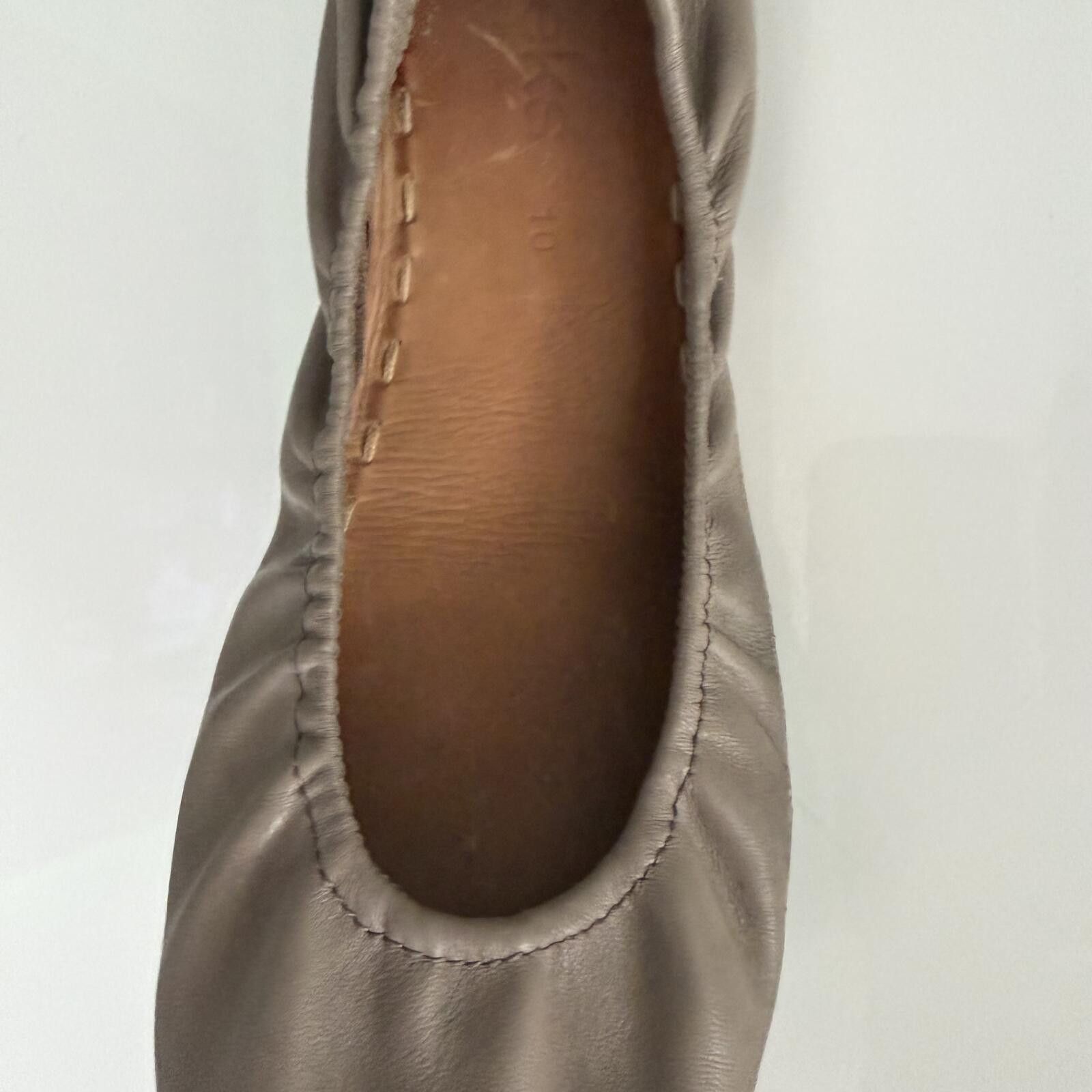 Andrew's Ties Tieks Taupe Leather Ballet Flats Size 10 Size US 10 / IT 40 - 9 Thumbnail