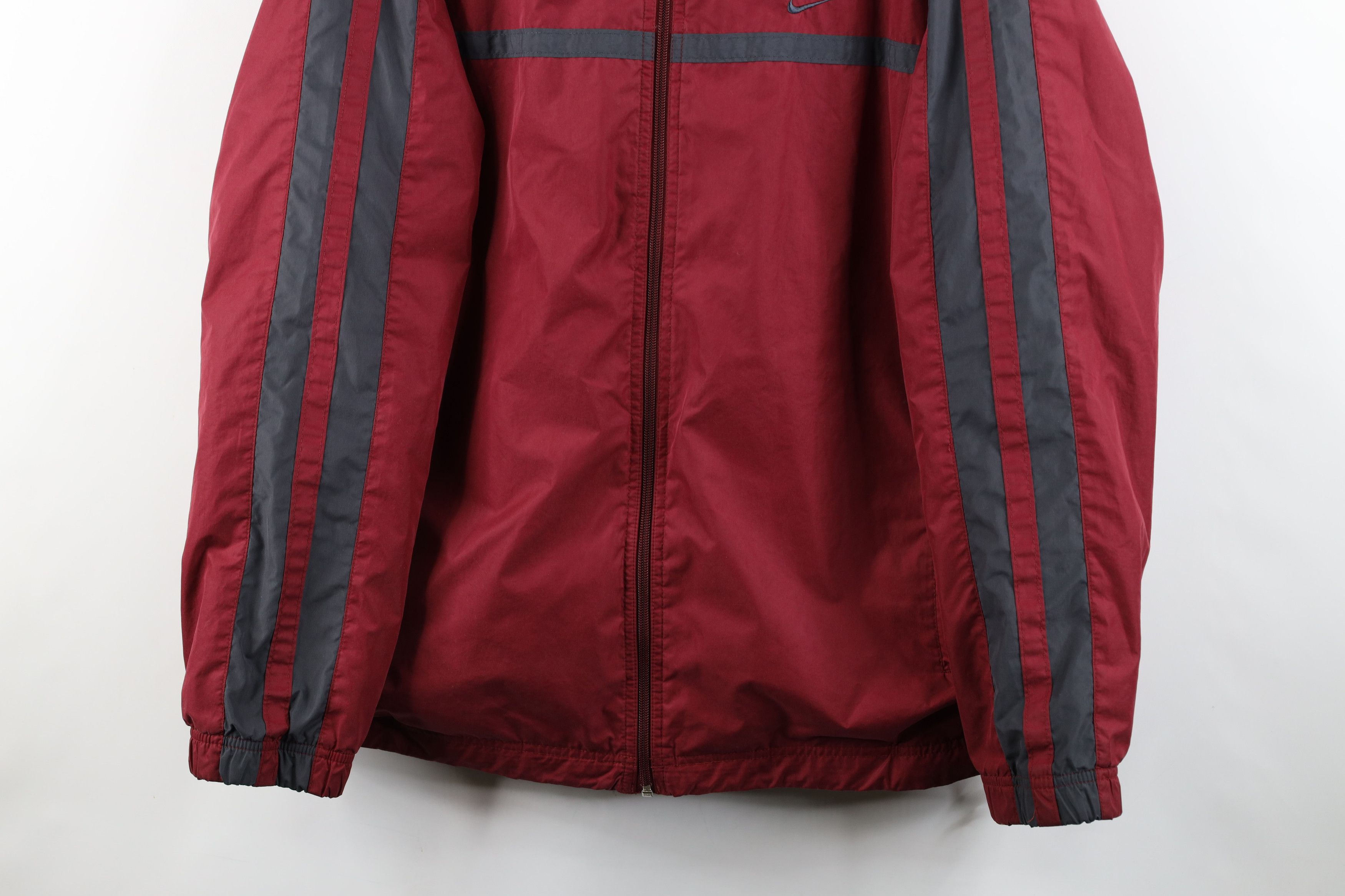 Nike × Vintage Vintage Nike Scott Mini Swoosh Lined Windbreaker Jacket Size US L / EU 52-54 / 3 - 3 Thumbnail