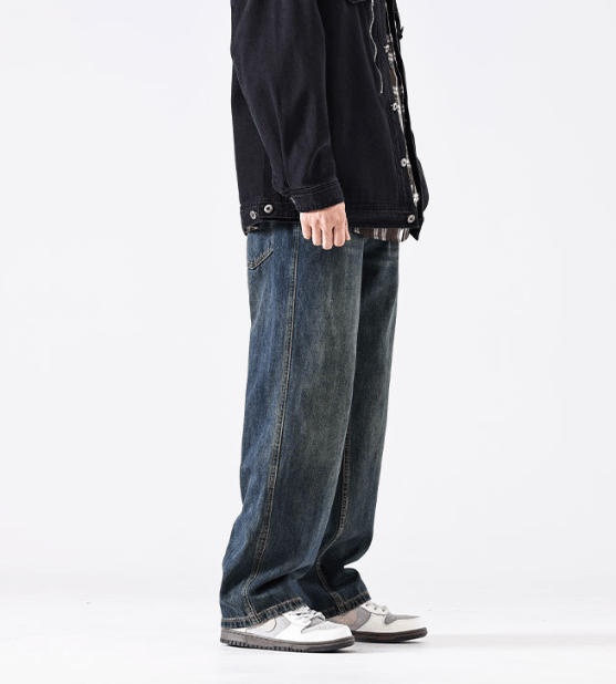 Japanese Brand × Vintage American style high street straight washed vintage jeans Size US 32 / EU 48 - 2 Thumbnail