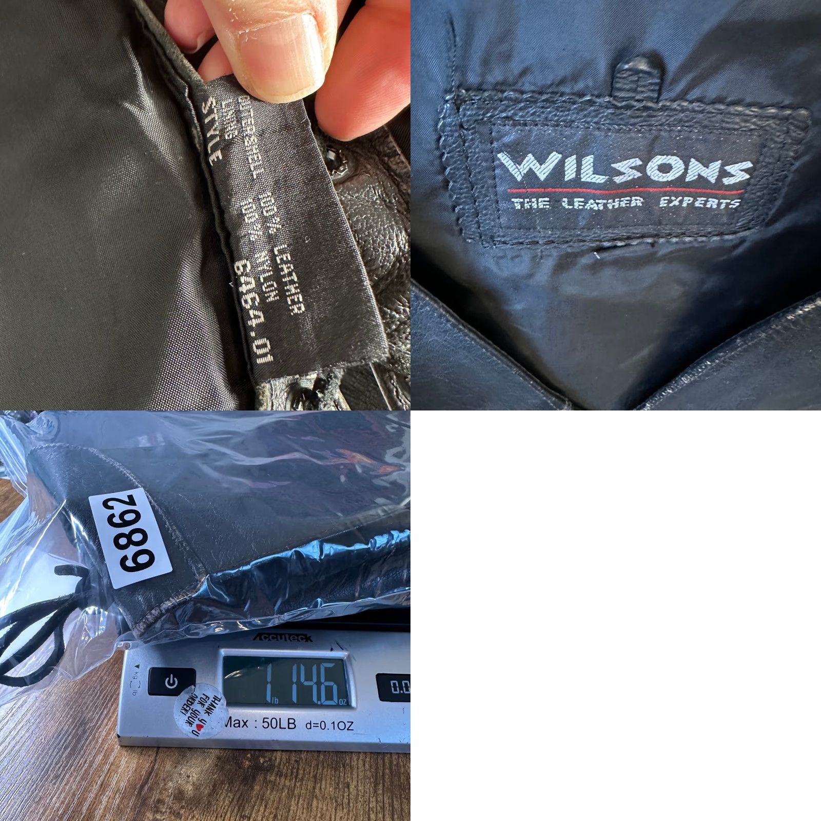 Vintage VINTAGE Wilsons Leather Biker Vest Black Embossed Eagle Side Lace Up Snap Front XL Mens Vest Size US XL / EU 56 / 4 - 9 Thumbnail
