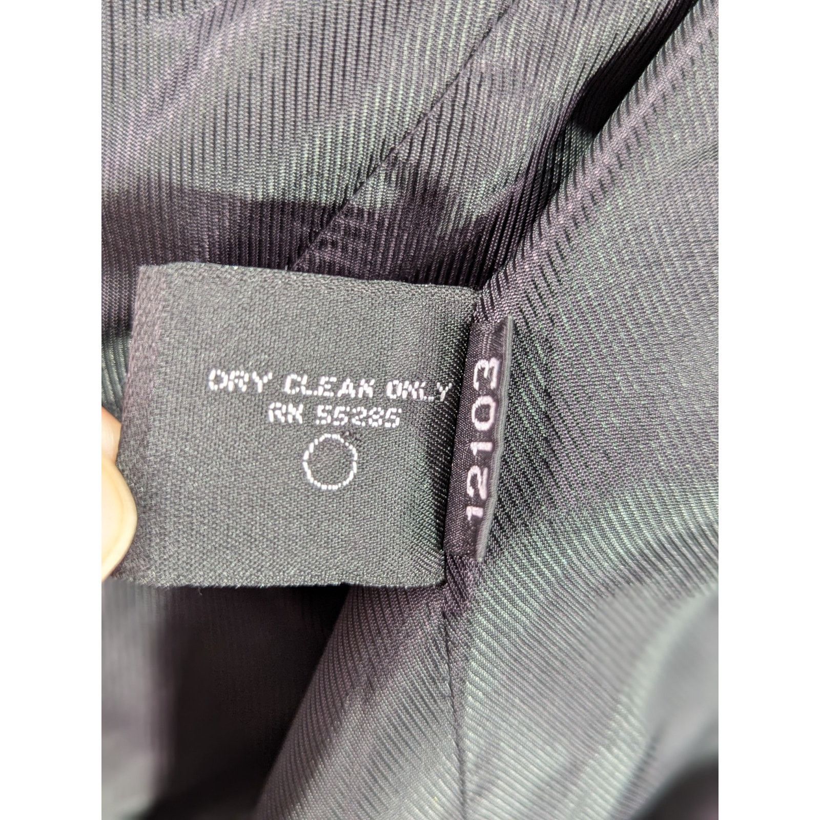 Express Size 7/8 Black Wool Coat Hidden Button Placket VTG Y2K Size M / US 6-8 / IT 42-44 - 8 Thumbnail