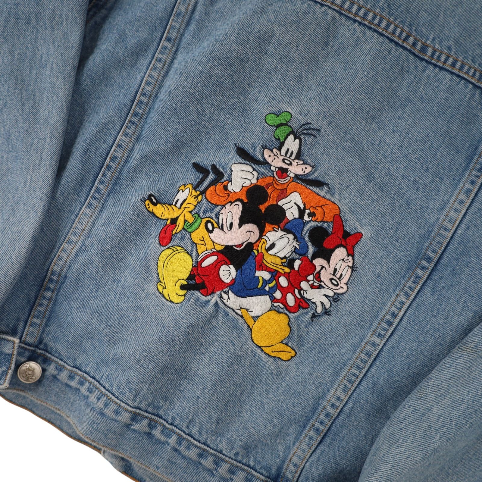 Disney × Vintage Vintage Disney Embroidered Characters Denim Jacket Size US M / EU 48-50 / 2 - 9 Thumbnail