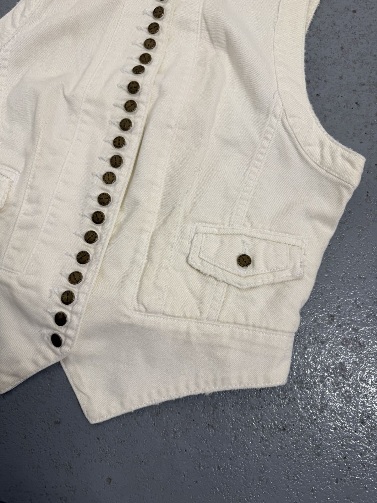 Current/Elliot Current Elliott Multi-Buttons Vest Size XS / US 0-2 / IT 36-38 - 5 Thumbnail