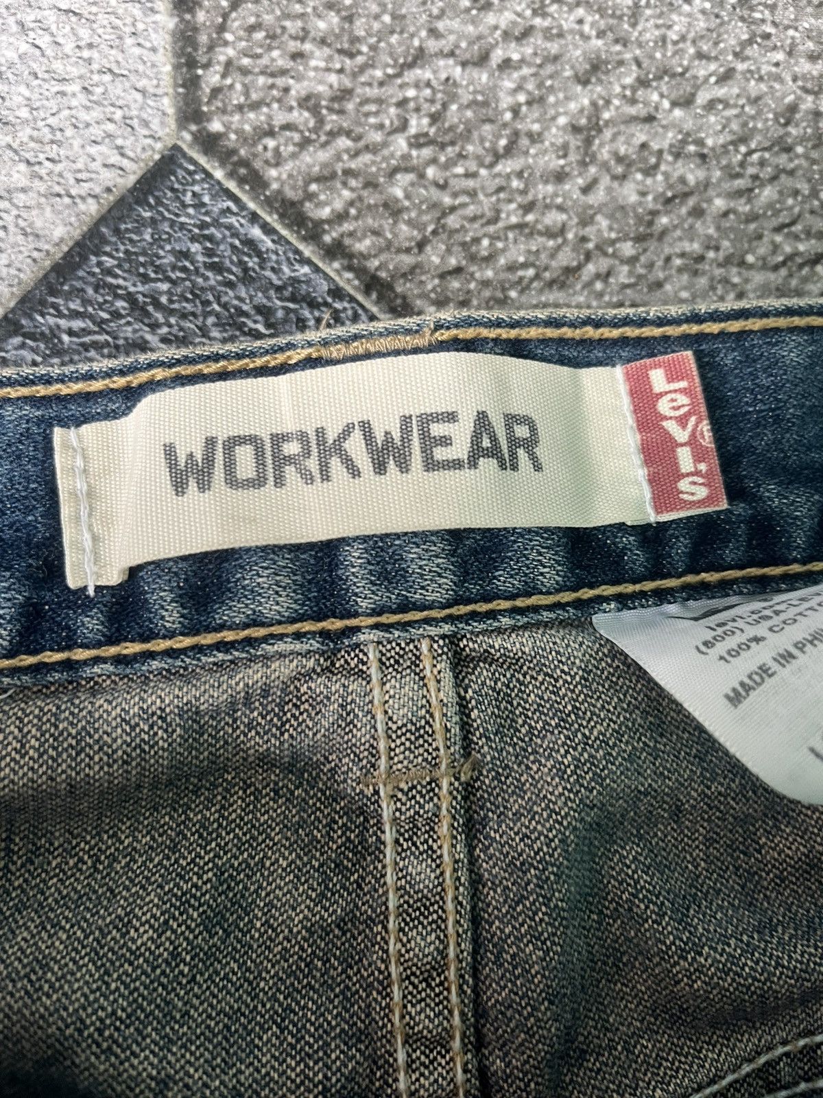 Levi's VINTAGE BAGGY LEVI'S WORKWEAR DENIM JEANS Size US 34 / EU 50 - 13 Thumbnail