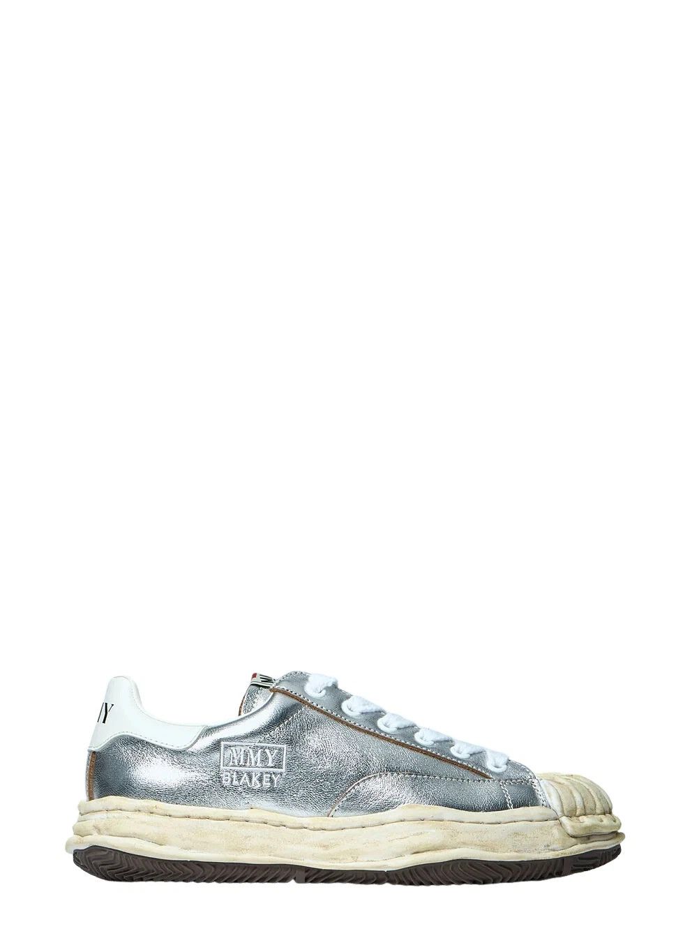 Other Mihara Yasuhiro Blakey Silver Sneakers New & Authentic Size US 12 / EU 45 - 1 Thumbnail