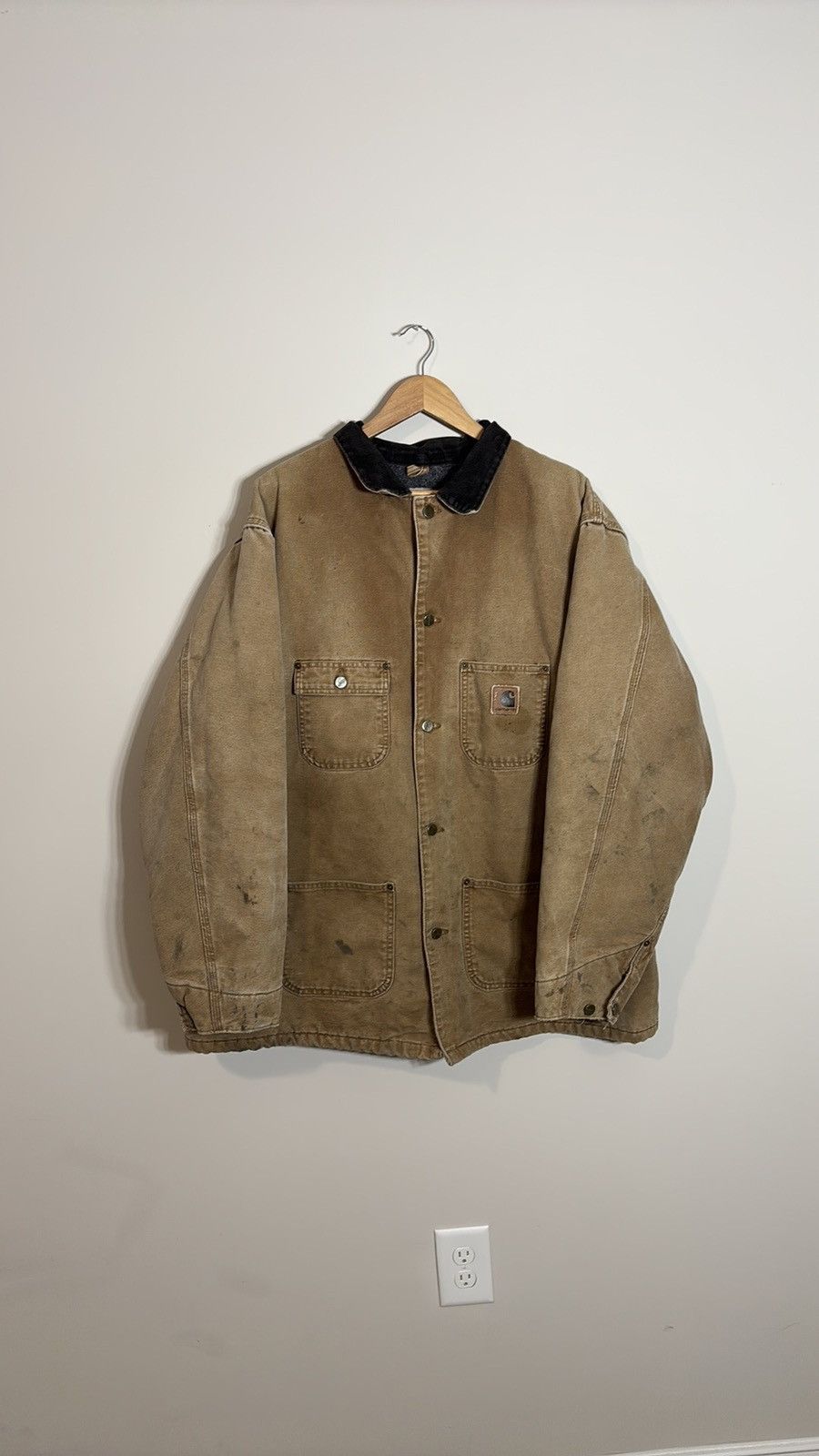 Carhartt × Vintage Vintage Carhartt Chore Coat XXL Tall Size US XXL / EU 58 / 5 - 1 Thumbnail