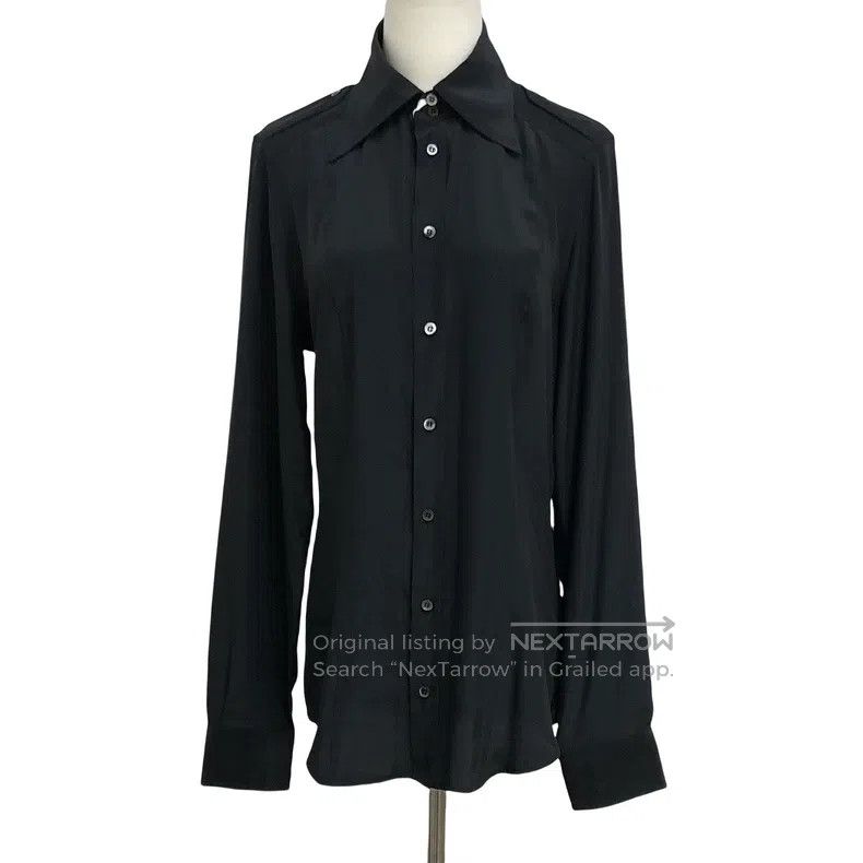 Gucci Gucci Black long-sleeved shirt Size US S / EU 44-46 / 1 - 1 Thumbnail