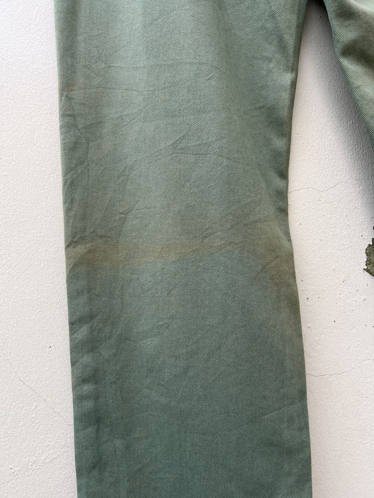Marithe + Francois Girbaud Vintage 90s MFG Sun Fade Green Denim Baggy Jeans Size US 32 / EU 48 - 18 Thumbnail