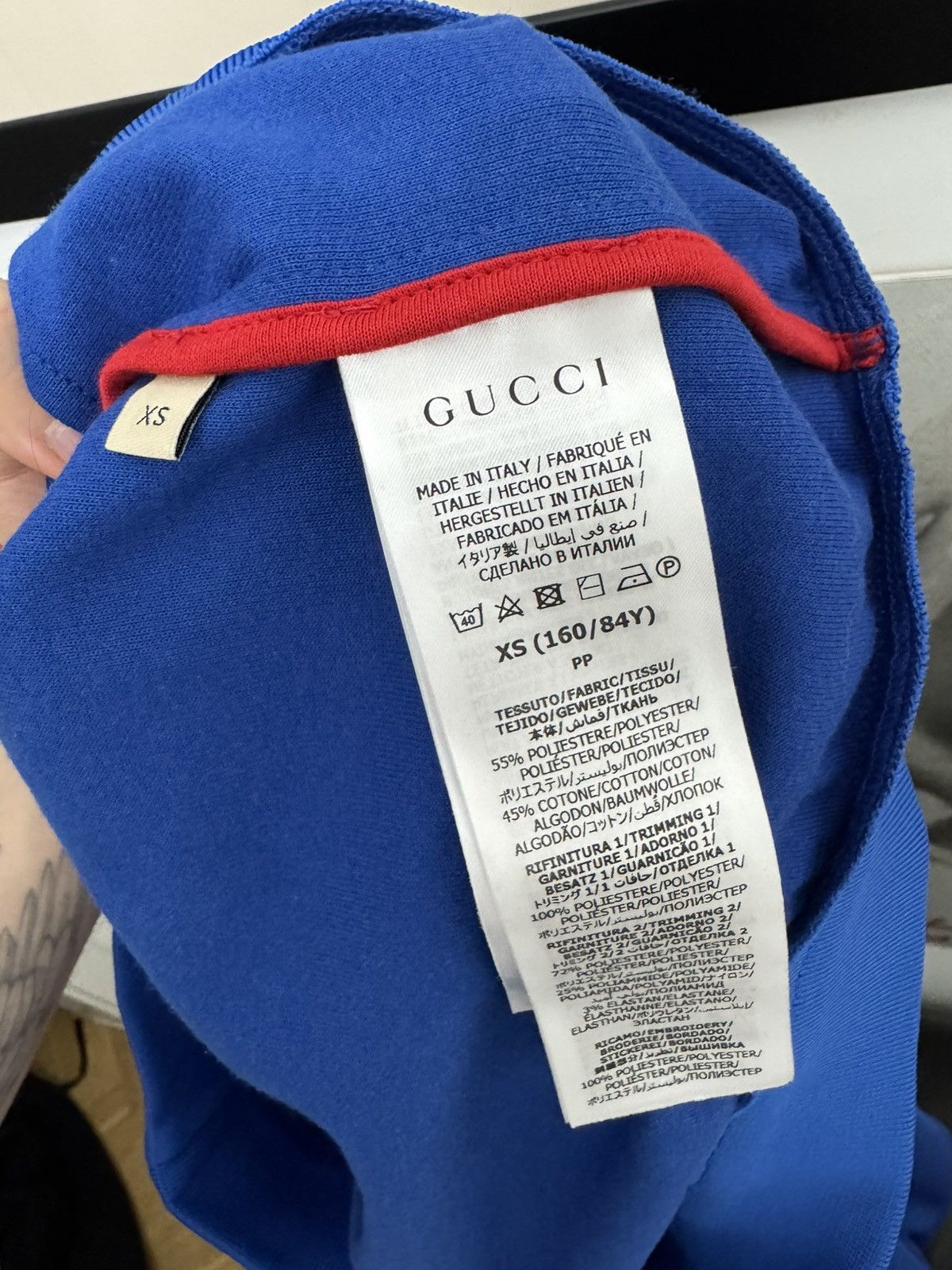 Adidas Gucci x Adidas Cropped Jacket Collaboration Designer Luxury Size XS / US 0-2 / IT 36-38 - 10 Thumbnail