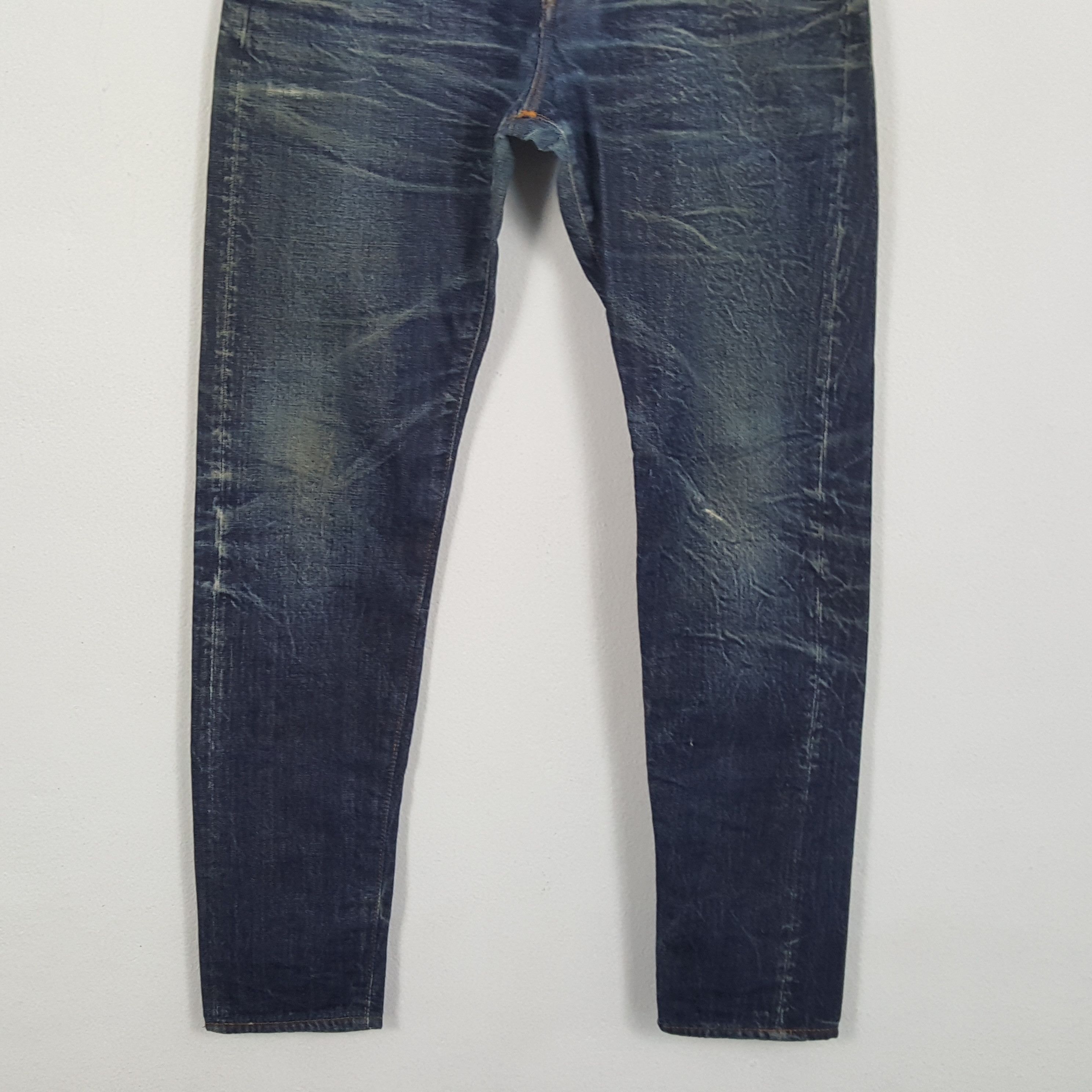 Evisu × Japanese Brand × Vintage EVISU Japanese Brand Streetwear Custom Logo Style Jeans Size US 31 - 6 Thumbnail
