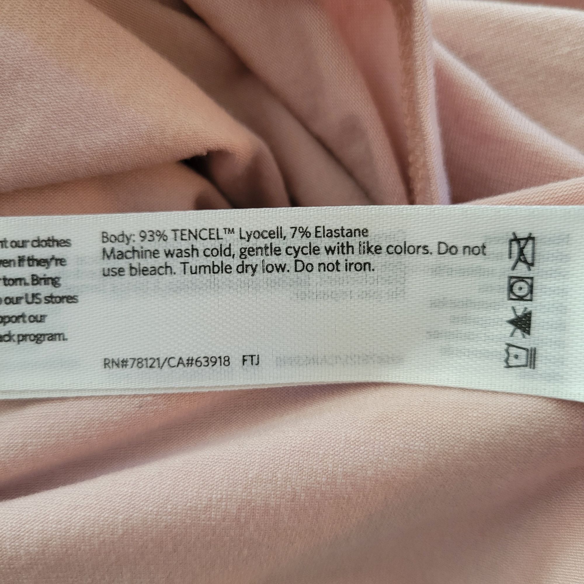 Eileen Fisher Eileen Fisher Pink XS Fine Jersey Sleeveless Tie Dress Stret Size XS / US 0-2 / IT 36-38 - 5 Thumbnail