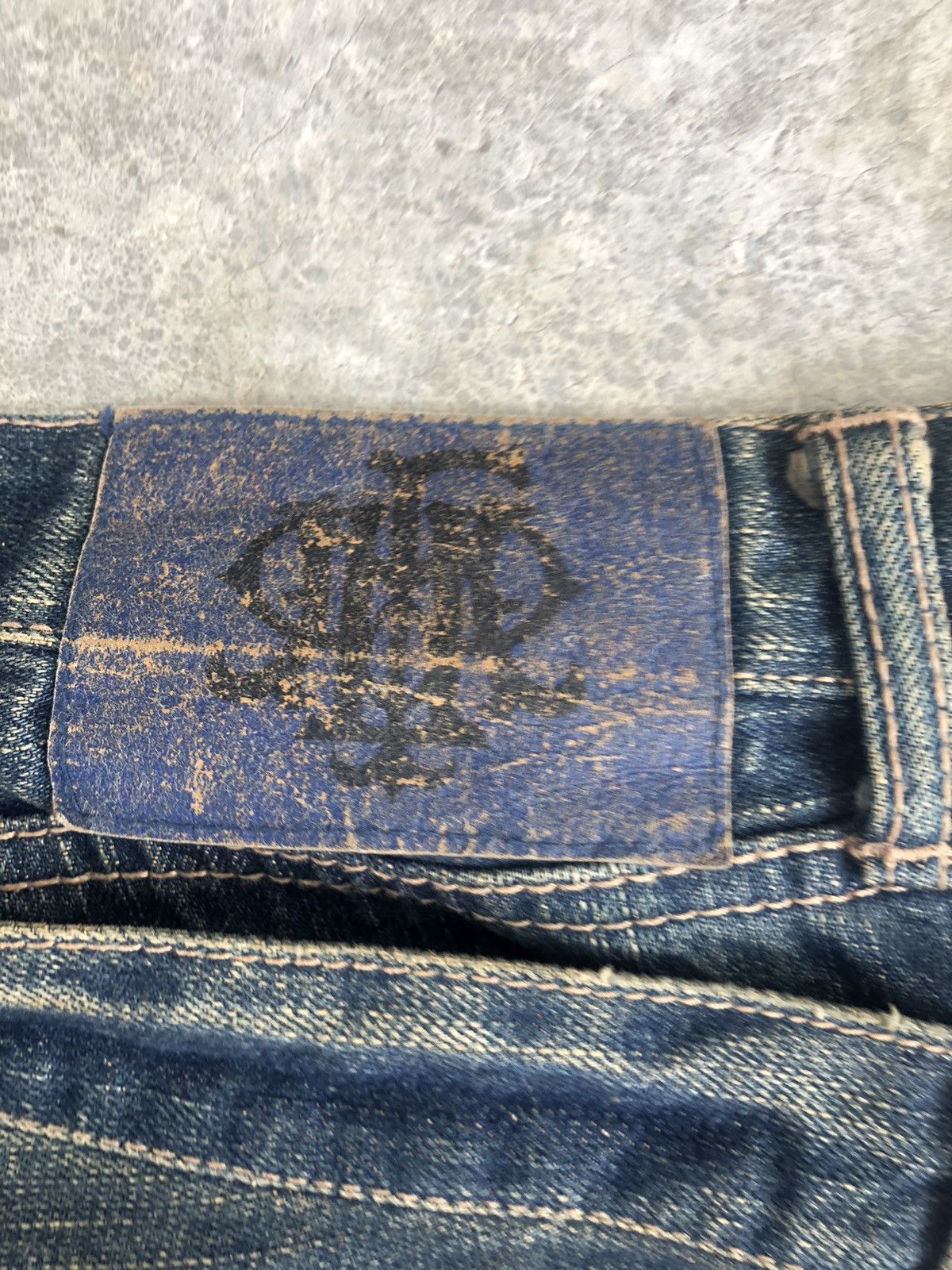 PPFM PPFM Double Waist Distressed Jeans Size US 32 / EU 48 - 14 Thumbnail
