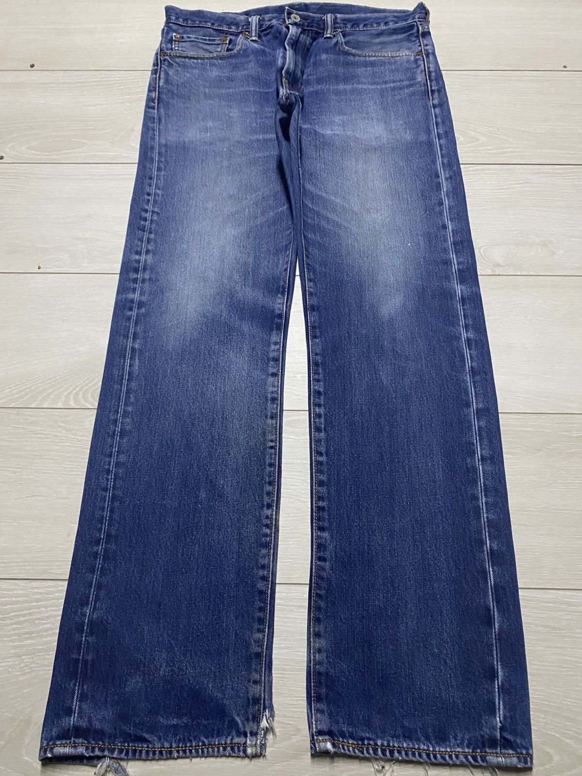 Levi's Vintage Levis 505 Y2K Faded Wash Distressed Loose Jeans Size US 34 / EU 50 - 1 Thumbnail