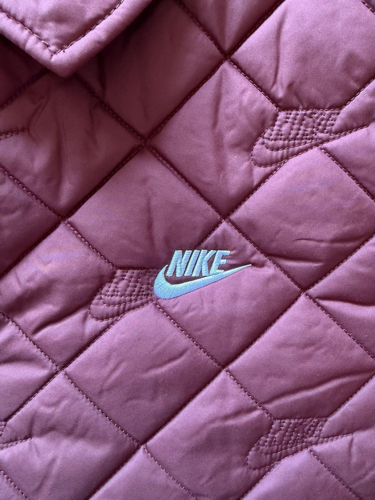 Nike Nike Quilted Coat All-over Logo Size US XL / EU 56 / 4 - 3 Thumbnail