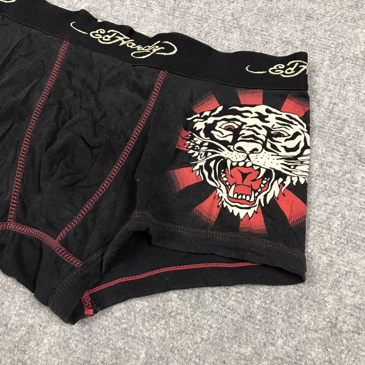 Ed Hardy × Japanese Brand ED HARDY BLACK BOXSE Size 32 - 2 Thumbnail