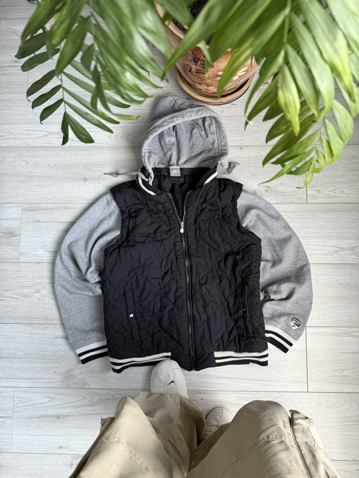 Nike × Vintage Vintage transformered jacket micro puffer vest Nike Size US M / EU 48-50 / 2 - 1 Thumbnail