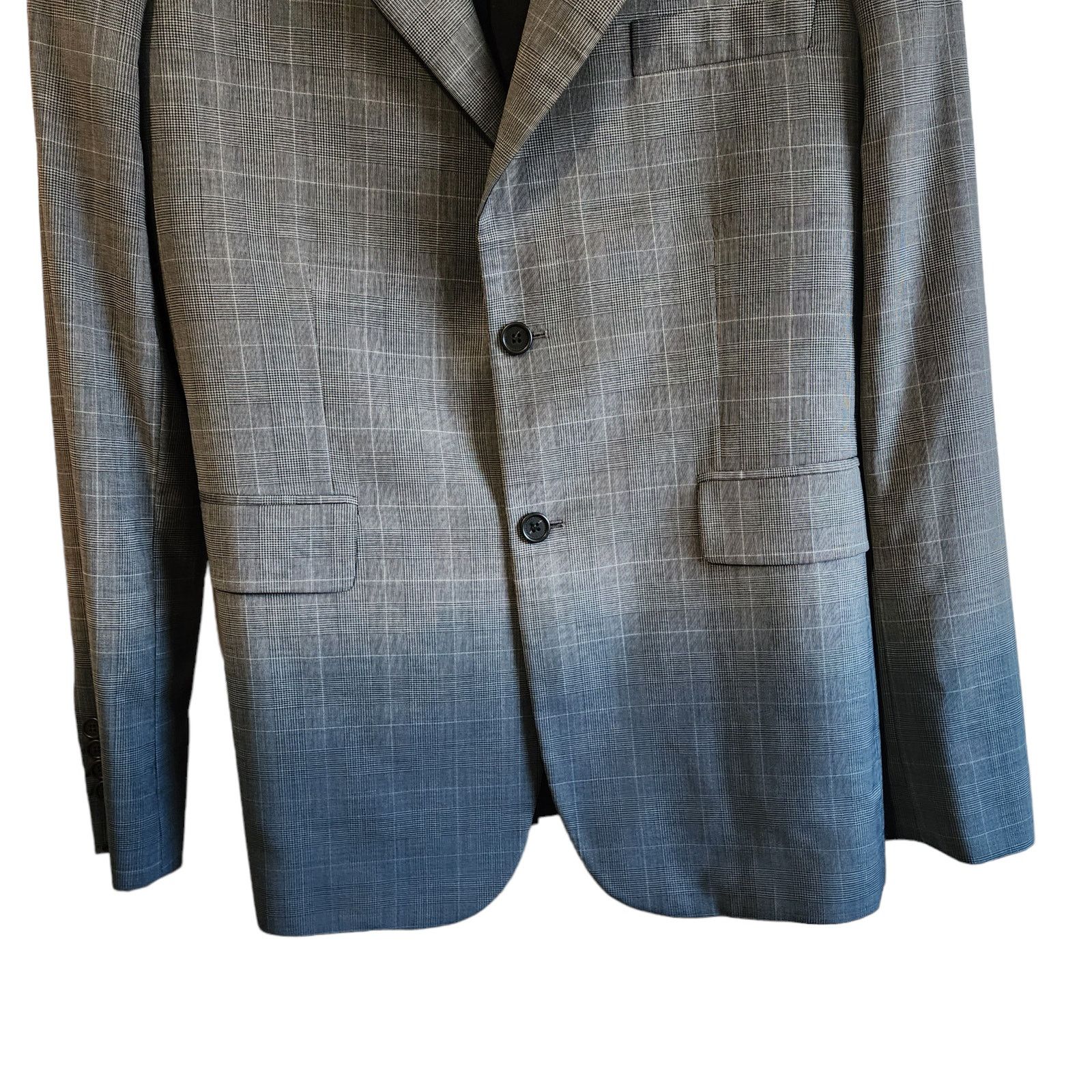 Stella McCartney NEW Stella McCartney Bruno Wool Two Button Plaid Blazer 40R Size 40R - 4 Thumbnail