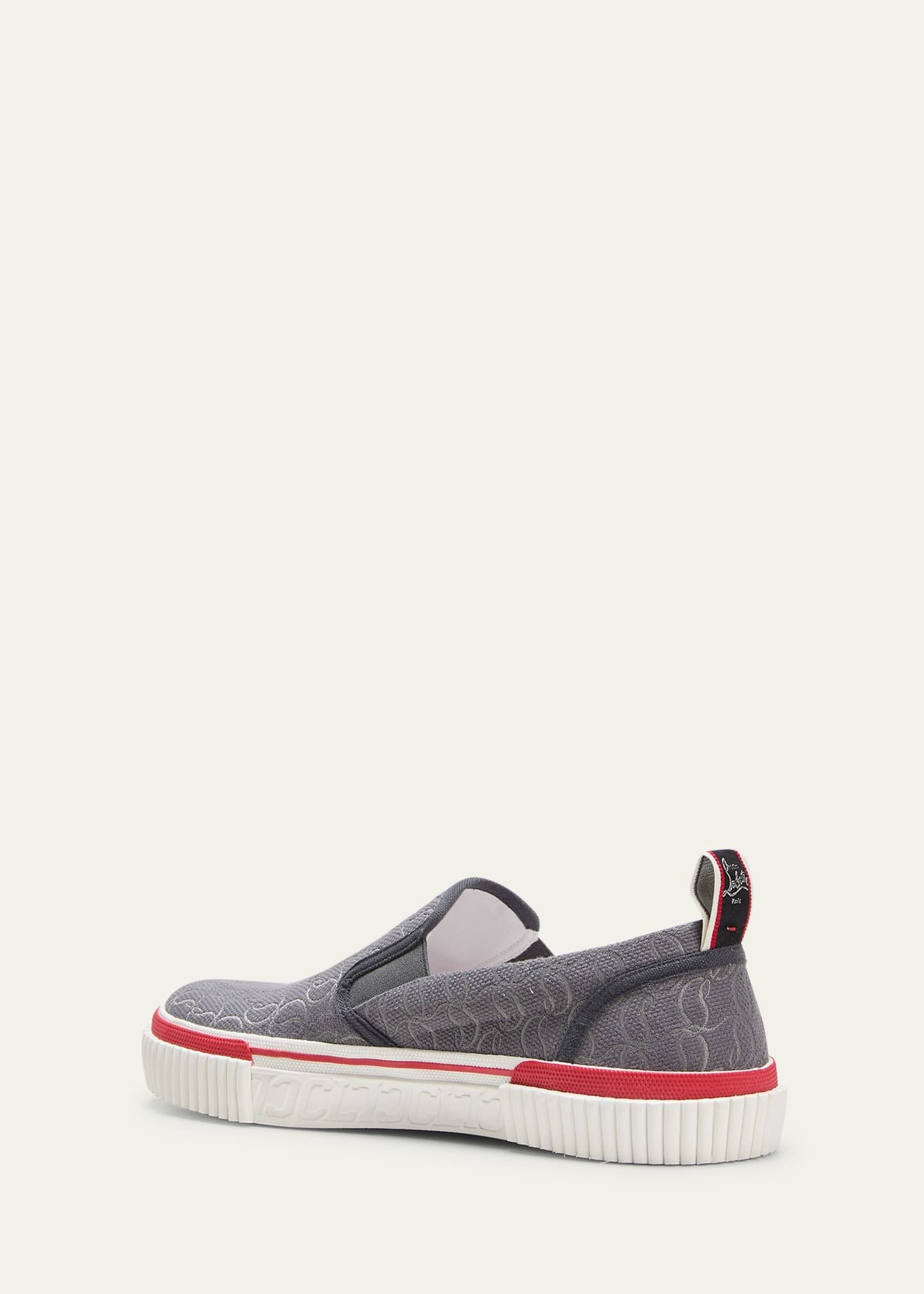 Christian Louboutin oc11z0125 Pedro Boat Sneakers in Smoky Size US 9.5 / EU 42-43 - 3 Thumbnail