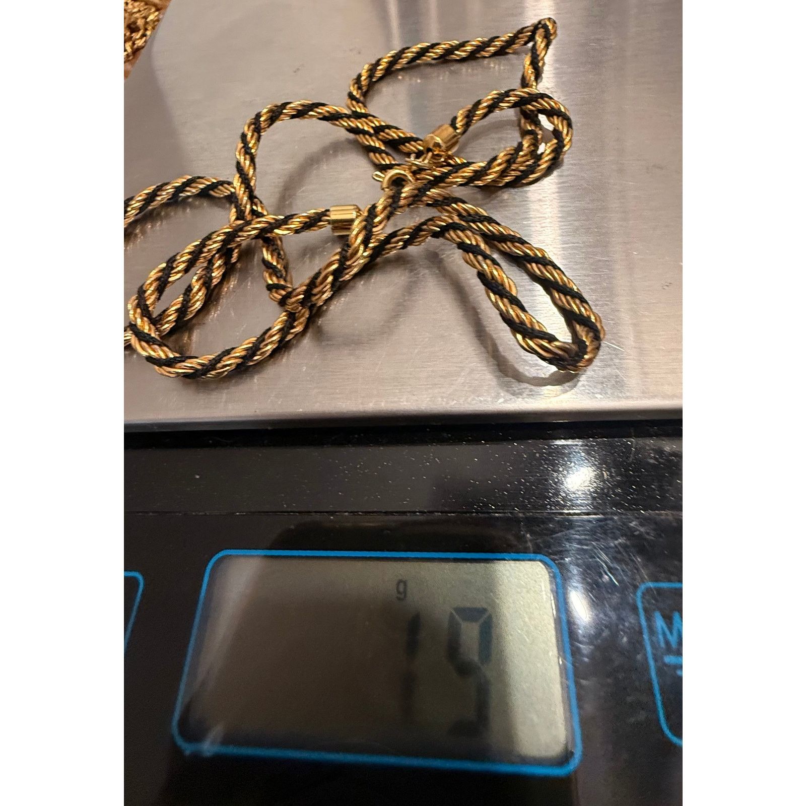 Other Vintage Gold & black Tone 24” Chain necklace Size ONE SIZE - 4 Thumbnail