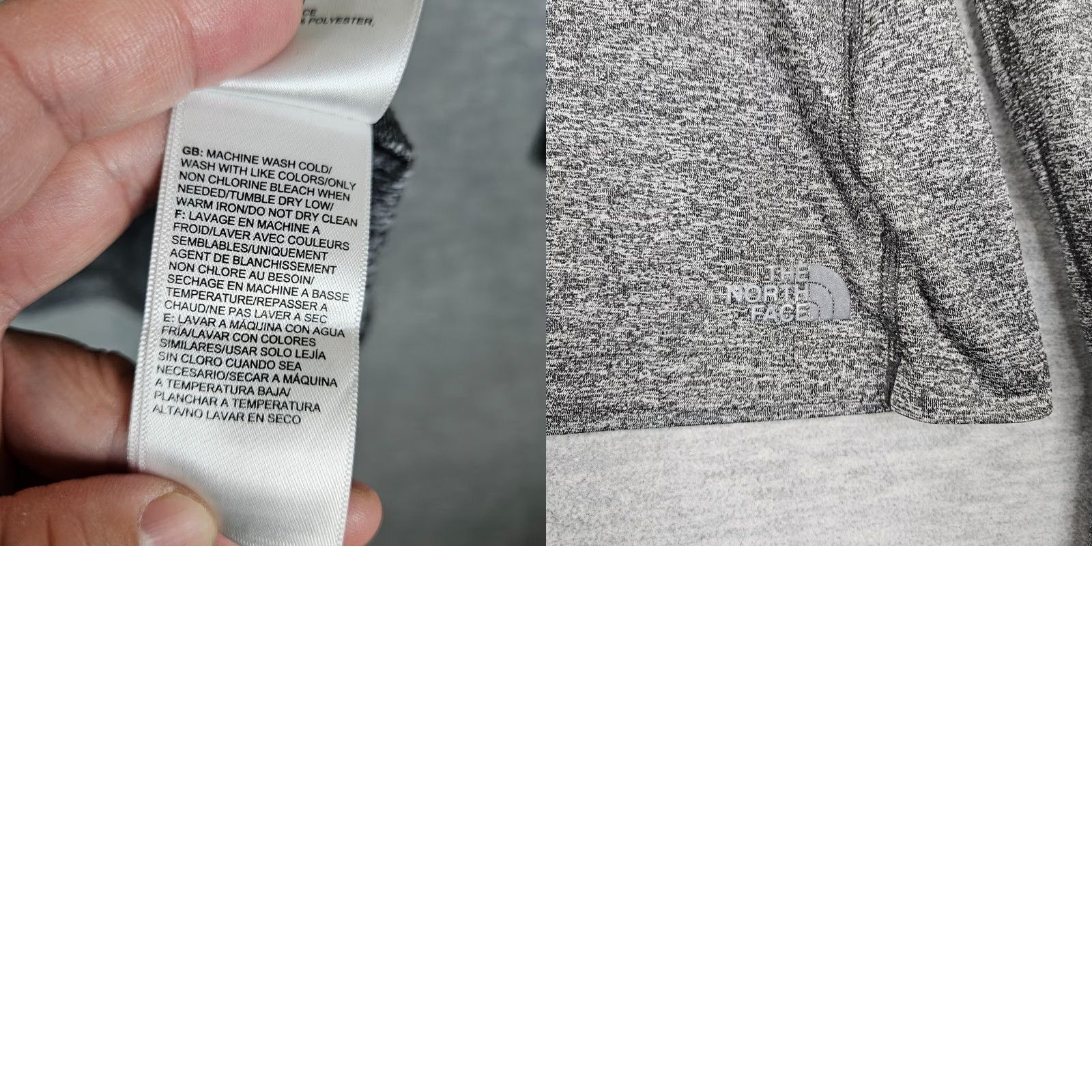 The North Face The North Face Women’s Heather Gray Long Sleeve Light Weight Hoodie Top M Gray Regular Activewear Top Women’s Sports Size M / US 6-8 / IT 42-44 - 8 Thumbnail