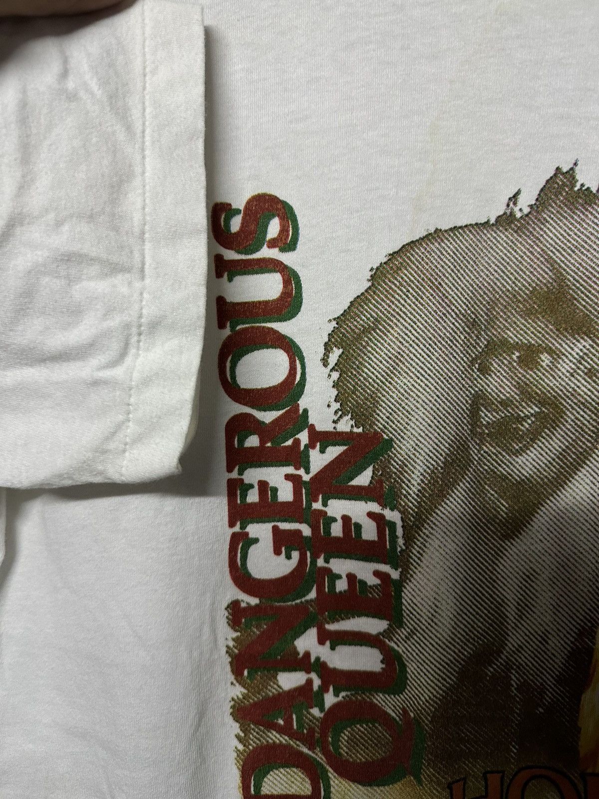 Vintage Vintage 80s 90s Hokuto Dangerous Queen Wrestling Tee Size US L / EU 52-54 / 3 - 7 Thumbnail