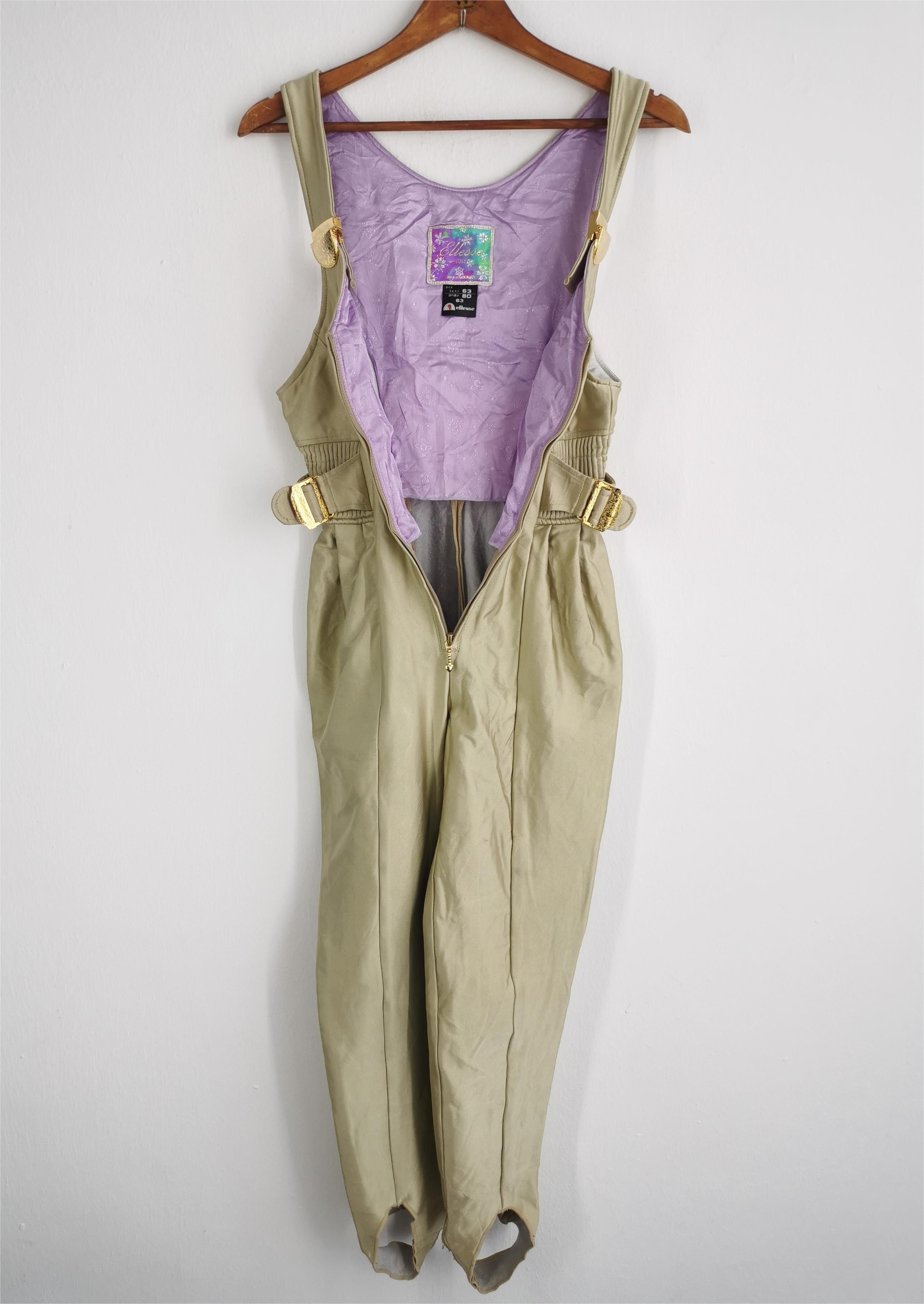 Ellesse Vintage Ellesse Jumpsuit Made In Japan Overall Winter Snow Size 24" / US 00 / IT 34 - 4 Thumbnail