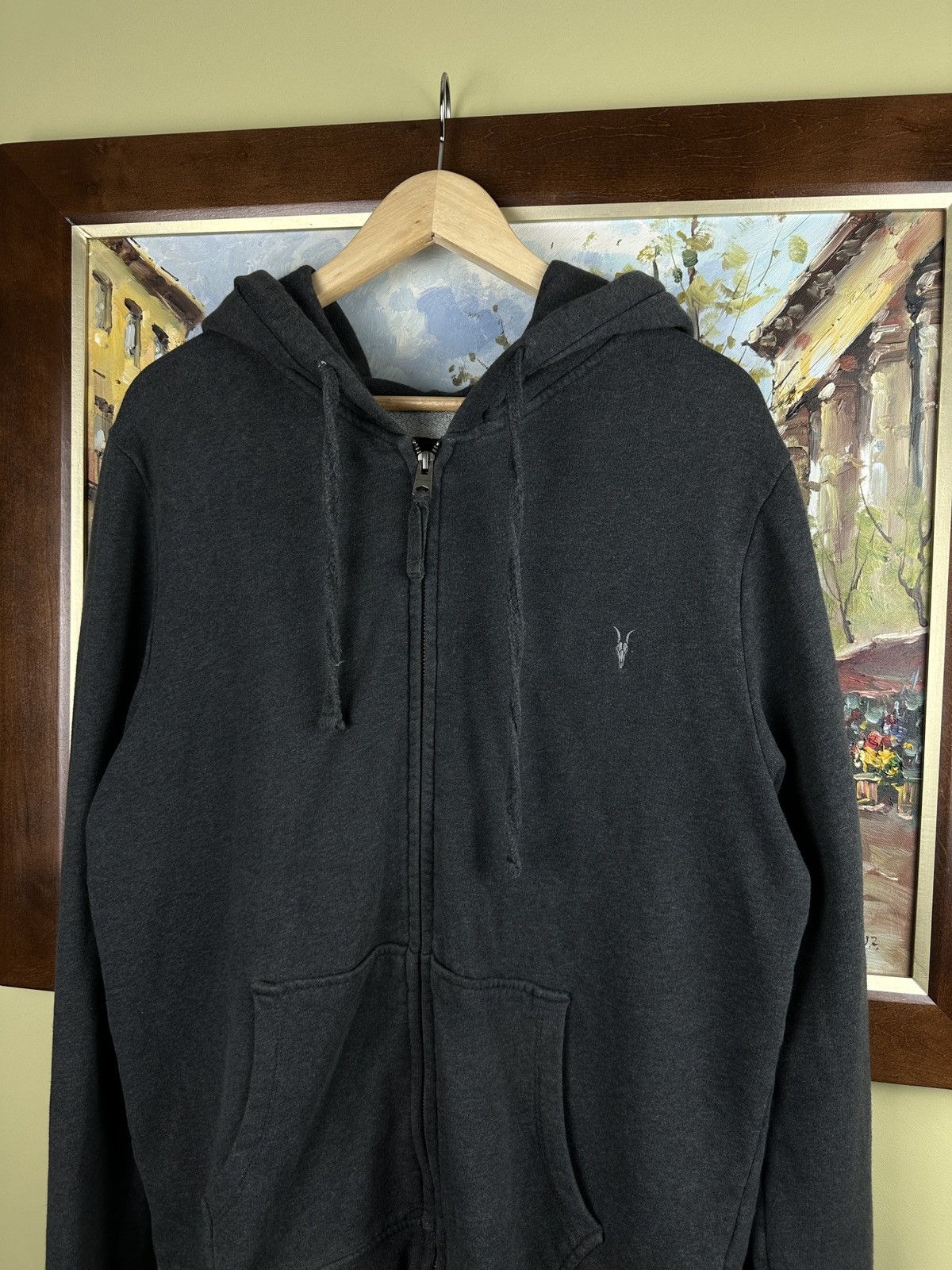 Allsaints × Japanese Brand AllSaints grey zip hoodie Size US M / EU 48-50 / 2 - 2 Thumbnail