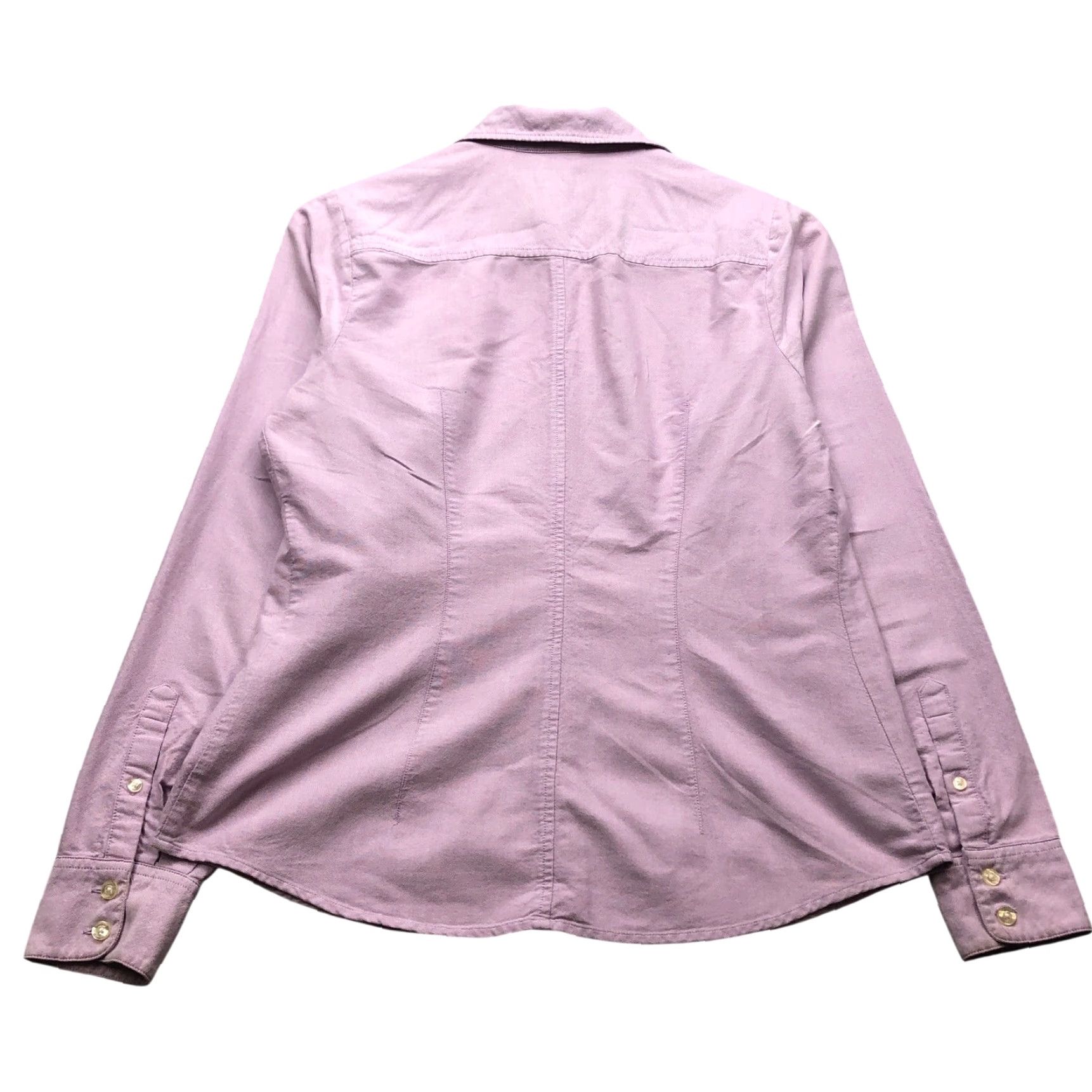Vineyard Vines Vineyard Vines Button-Up Long Sleeve Dress Shirt Womens Size 8 Medium Purple Size M / US 6-8 / IT 42-44 - 2 Thumbnail