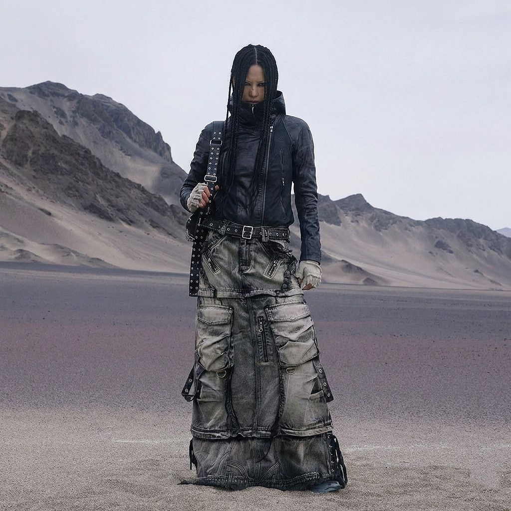 Other CROCODILE ASSYMETRICAL JACKET DYSTOPIAN POST APOCALYPT Size M / US 6-8 / IT 42-44 - 1 Thumbnail