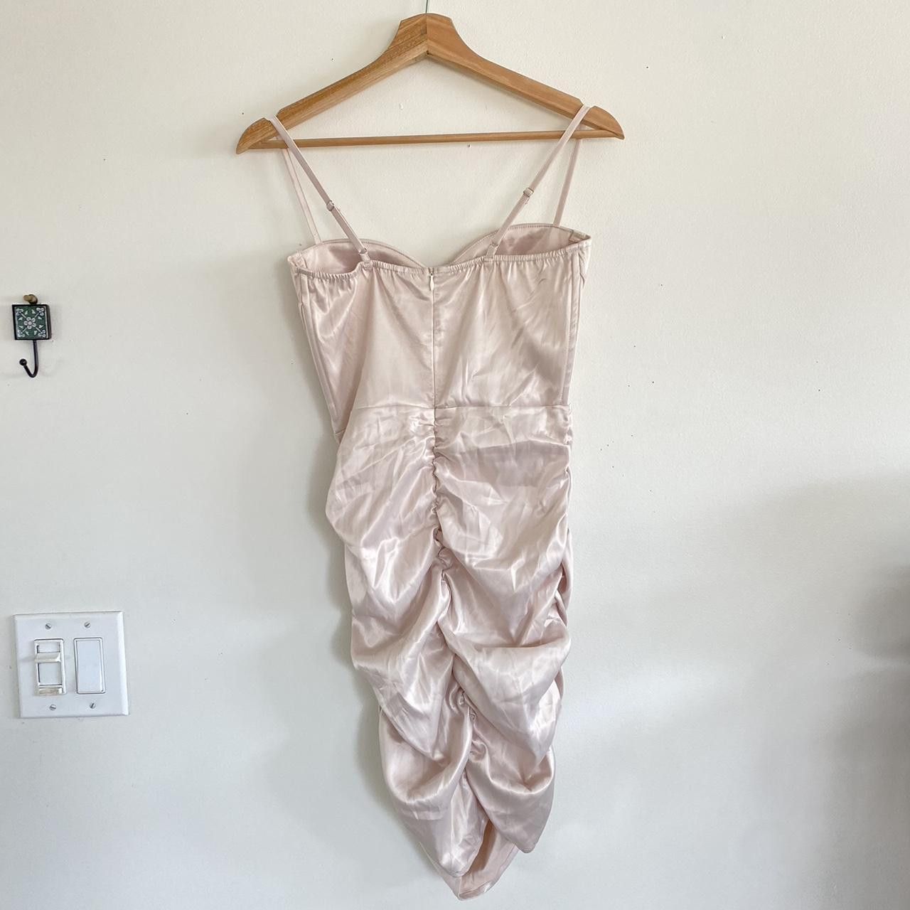 Vintage VINTAGE CREAM BODYCON DRESS SIZE SMALL PARTY STRETCH Size S / US 4 / IT 40 - 5 Thumbnail