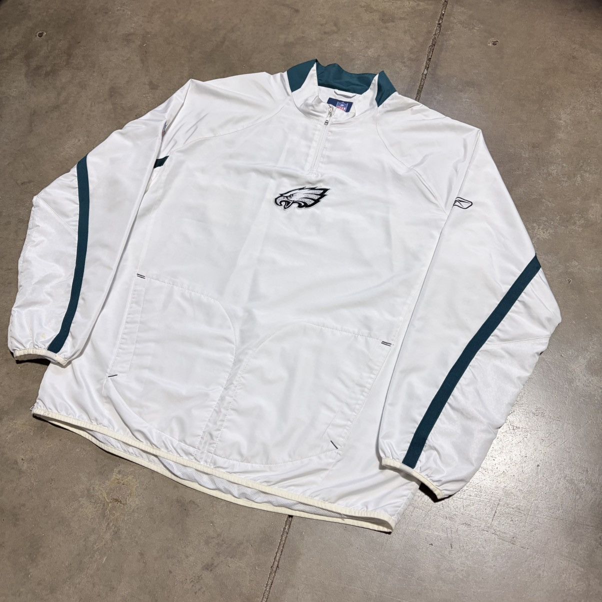 Reebok Vintage Philadelphia Eagles Windbreaker Jacket Reebok NFL Size US XXL / EU 58 / 5 - 2 Thumbnail