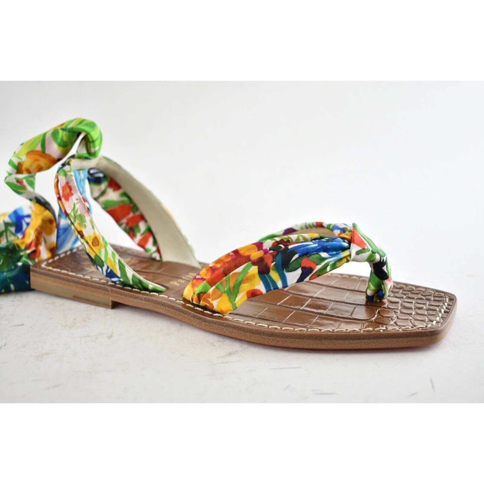 Christian Louboutin Christian Louboutin Niloofar Flat Satin Lace Up Tie Floral Size US 6 / IT 36 - 4 Thumbnail