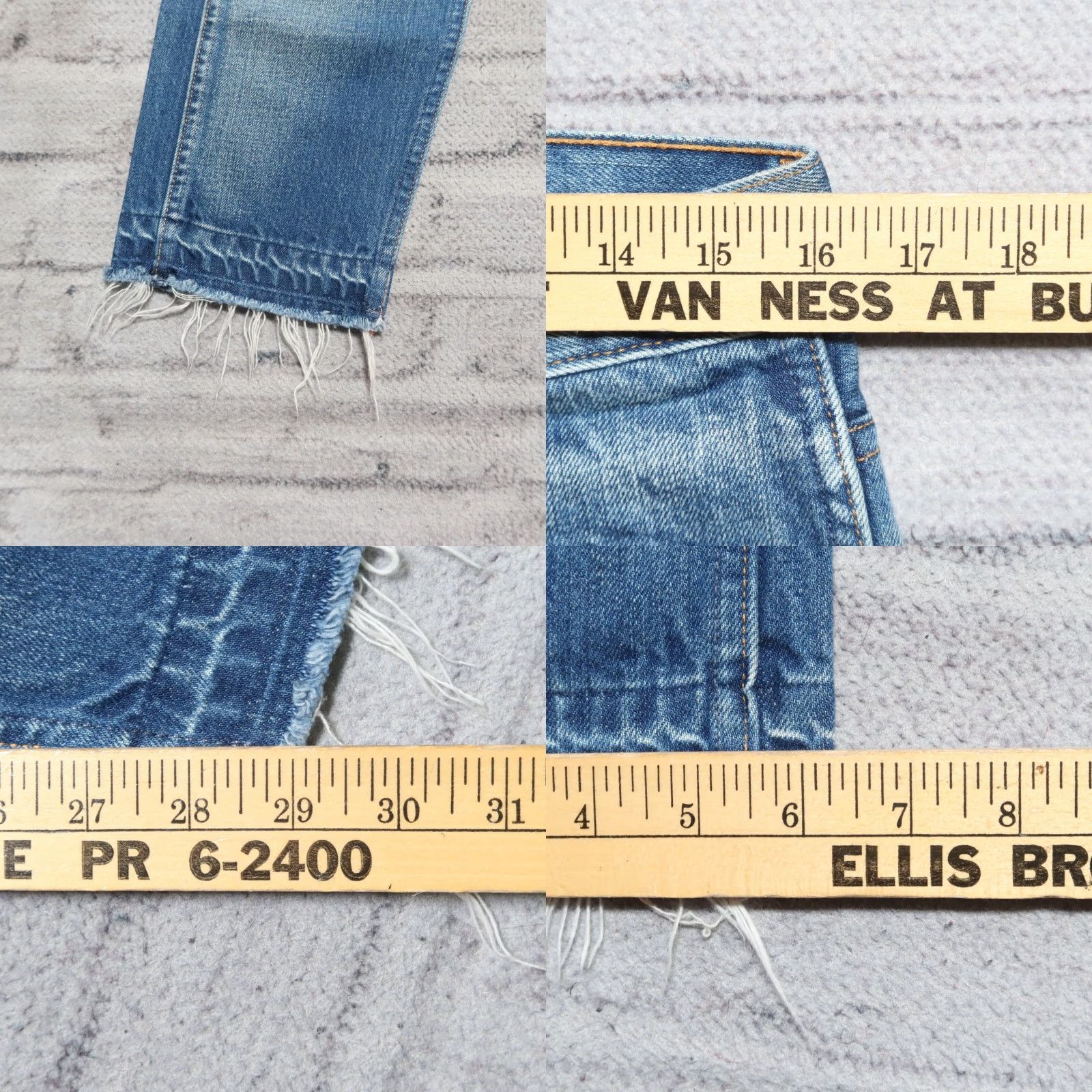 Levi's VINTAGE Levis LVC Big E Cone Denim Jeans 32 Sample Mens Jeans Medium Wash Vintage Clothing Size US 32 / EU 48 - 9 Thumbnail