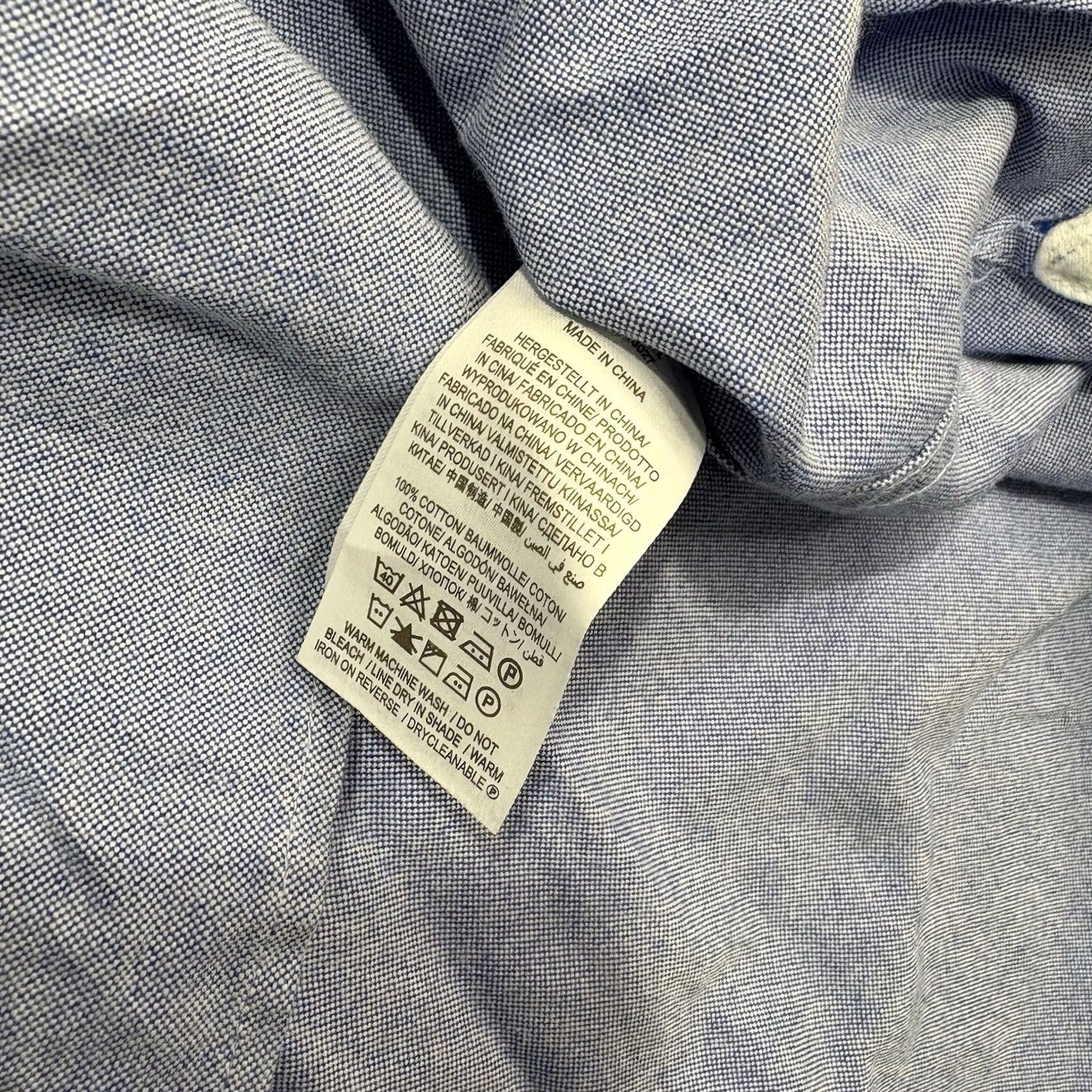 Boden Boden Mens 3XL Shirt Cotton Blue Casual Regular Fit Button Up Long Sleeve Size US XXL / EU 58 / 5 - 3 Thumbnail