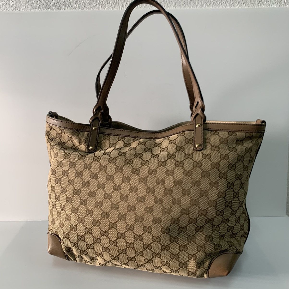 Gucci Gucci Canvas Large Tote Bag Size ONE SIZE - 1 Thumbnail