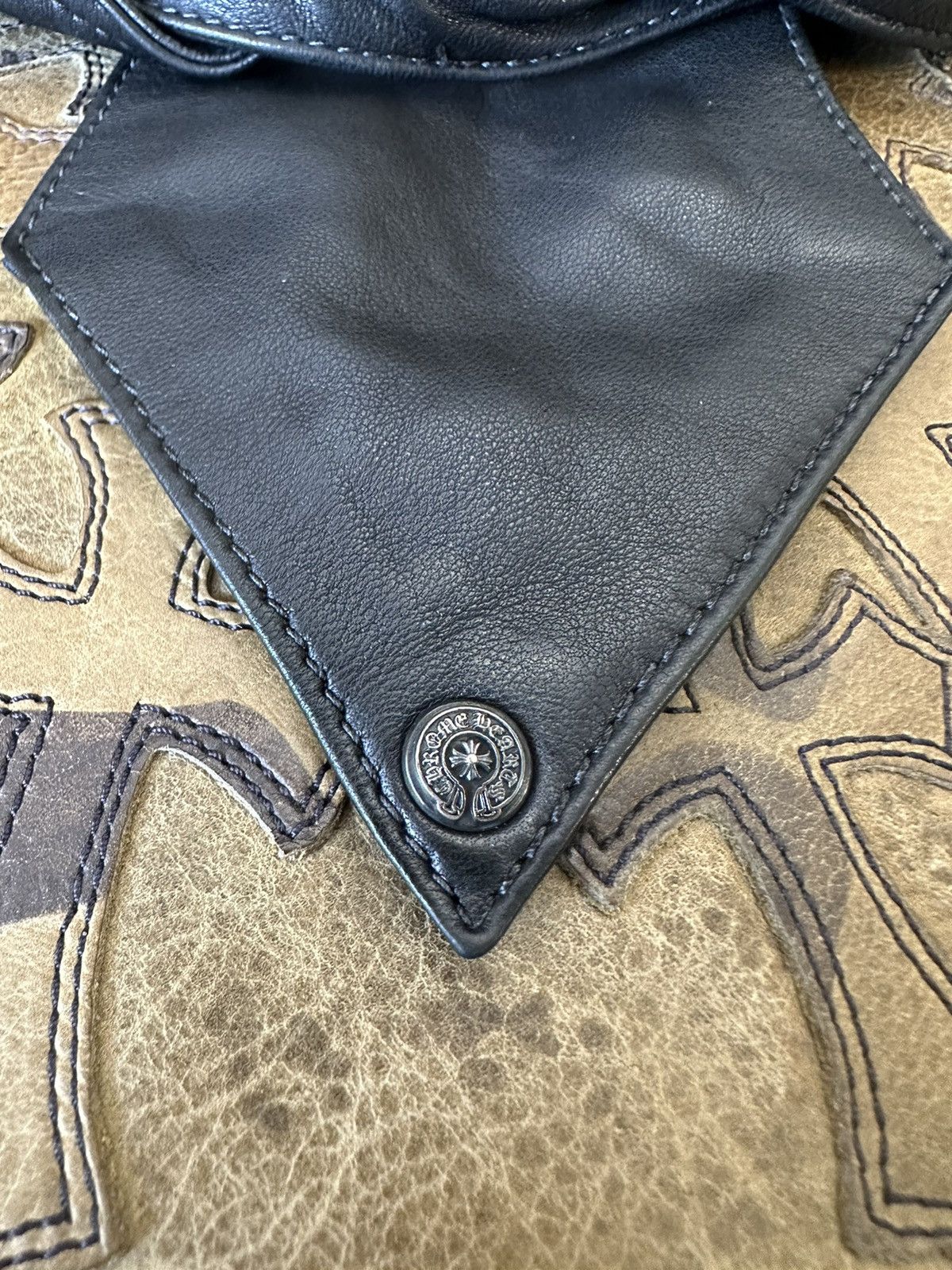 Chrome Hearts CHROME HEARTS 1-1 PATCH TIE UP BEANIE Size ONE SIZE - 4 Thumbnail
