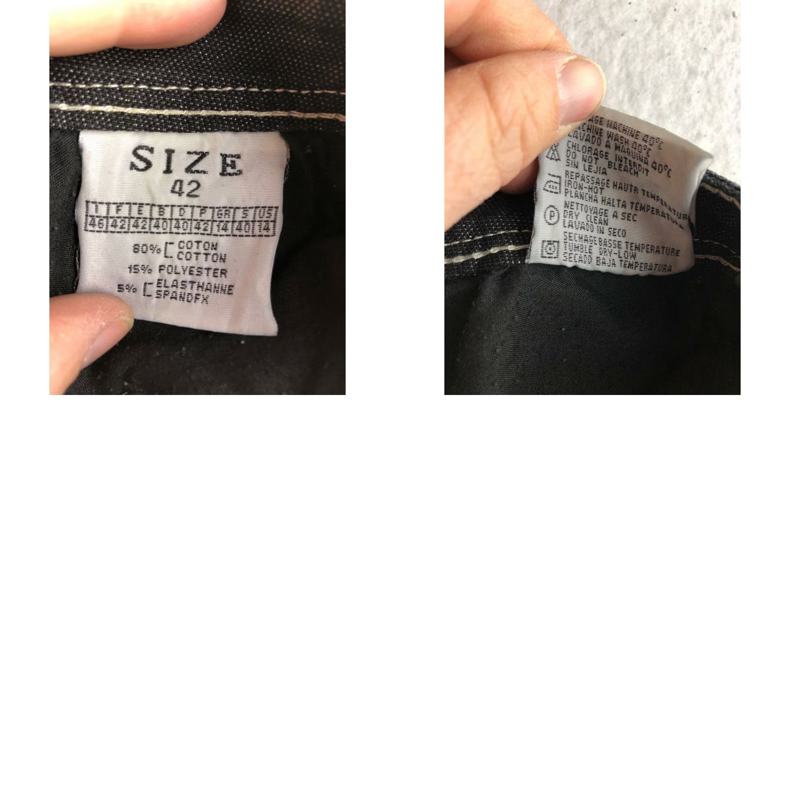Vintage Lu Lu Jeans Low Rise Juniors Size 42 Black Denim Jeans Women Skinny Regular Rise 6.5-8.5 In Zip Cotton Denim Black Vintage: No Size 28" / US 6 / IT 42 - 8 Thumbnail
