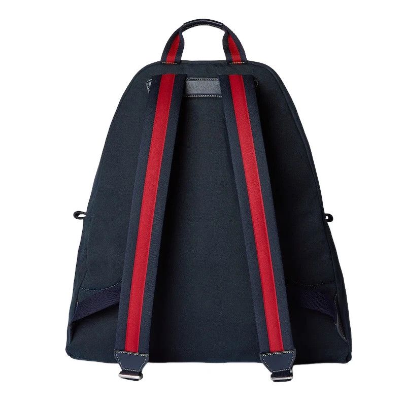 Gucci GUCCI Maxi $2300 Dark Blue Canvas Backpack New & Authentic Size ONE SIZE - 3 Thumbnail