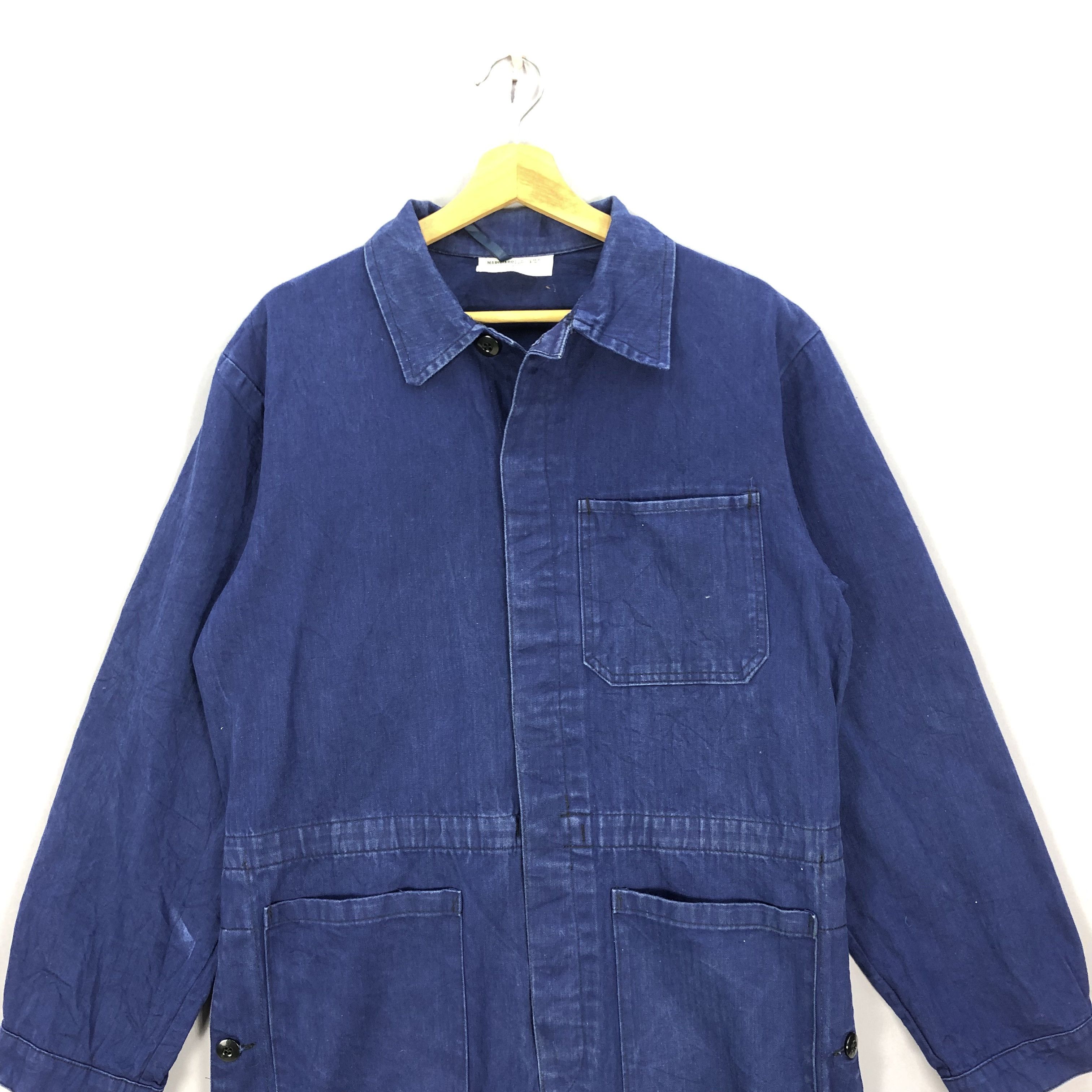 Japanese Brand × Vintage Vintage Marquardt & Schulz Long Coat Work Wear Army Jacket Size US M / EU 48-50 / 2 - 4 Thumbnail