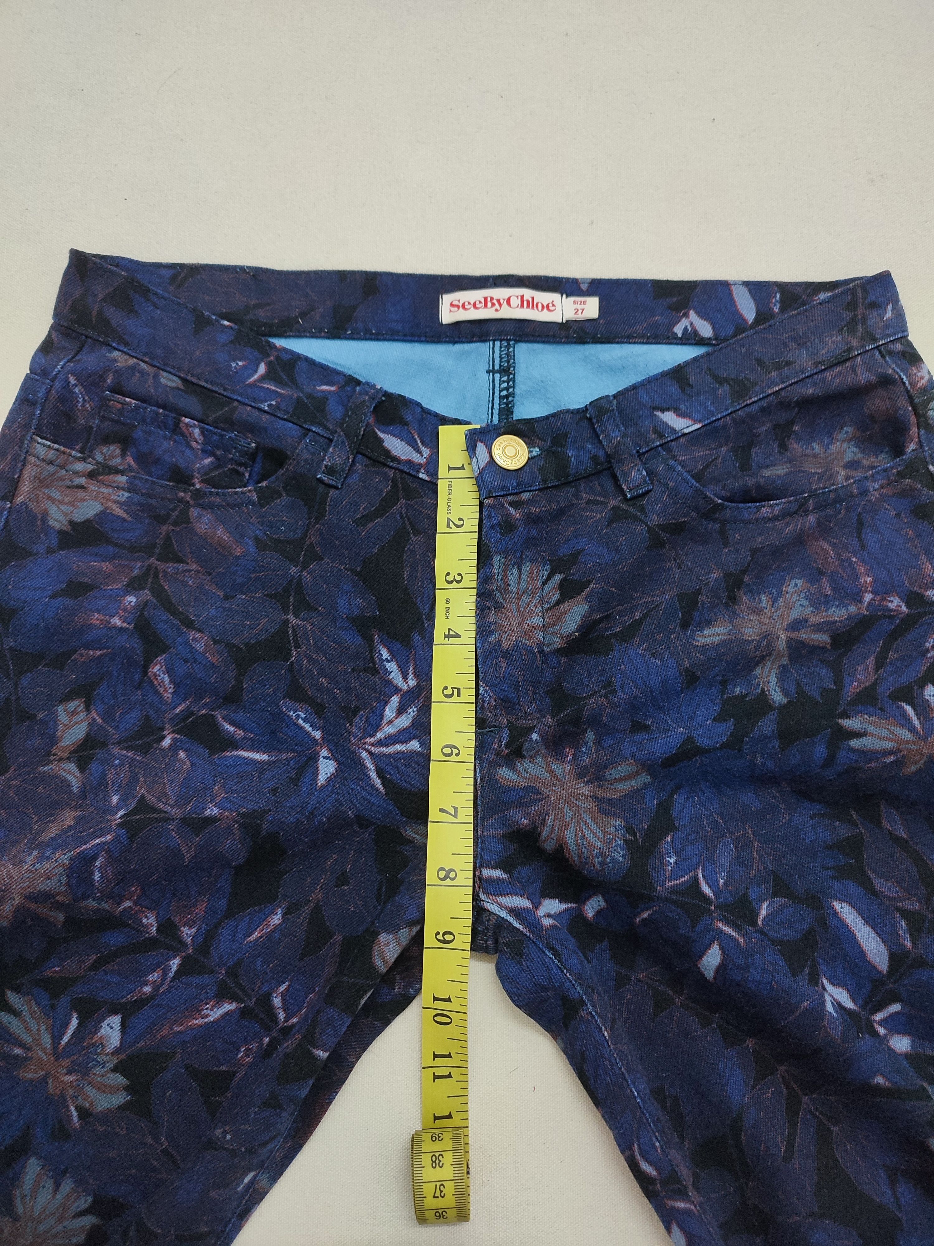 See by Chloe See By Chloe Floral Motif Jeans Size 30" / US 8 / IT 44 - 6 Thumbnail