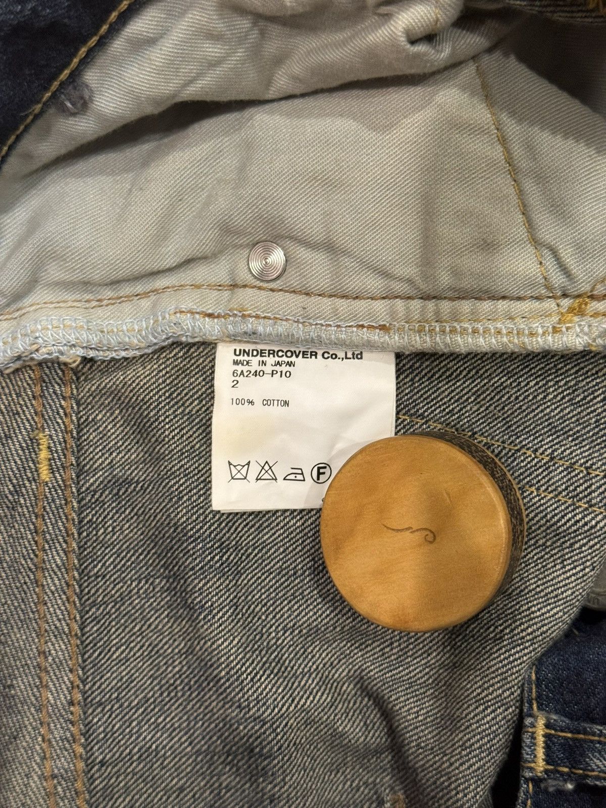 Undercover undercover aw06 bug denim men’s 2 SOLD Size US 31 - 5 Thumbnail