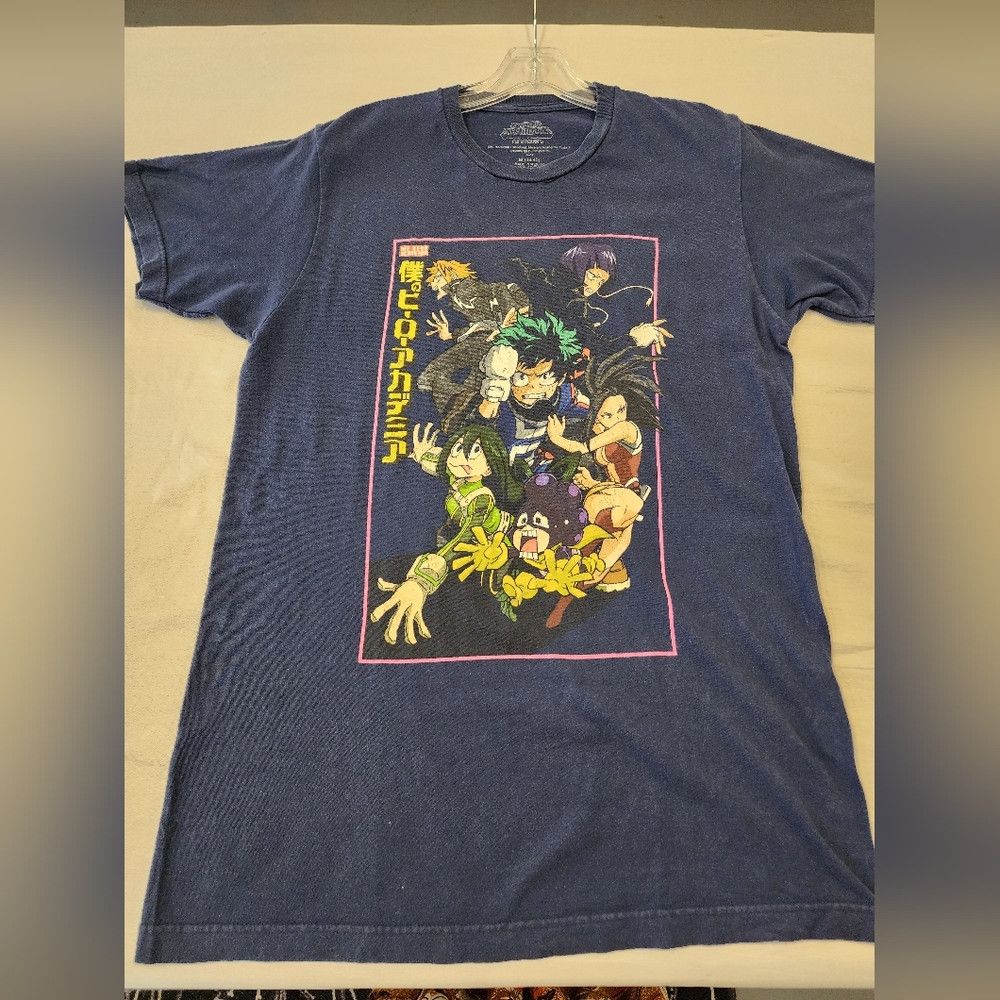 Other Funination My Hero Academia Blue Graphic T-Shirt with Anime Size US M / EU 48-50 / 2 - 7 Thumbnail