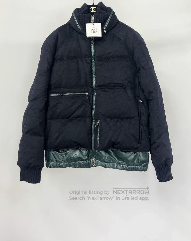 Hermes Hermes Men's Waterproof Cashmere Down Jacket, Zipper Hood Size US M / EU 48-50 / 2 - 1 Thumbnail
