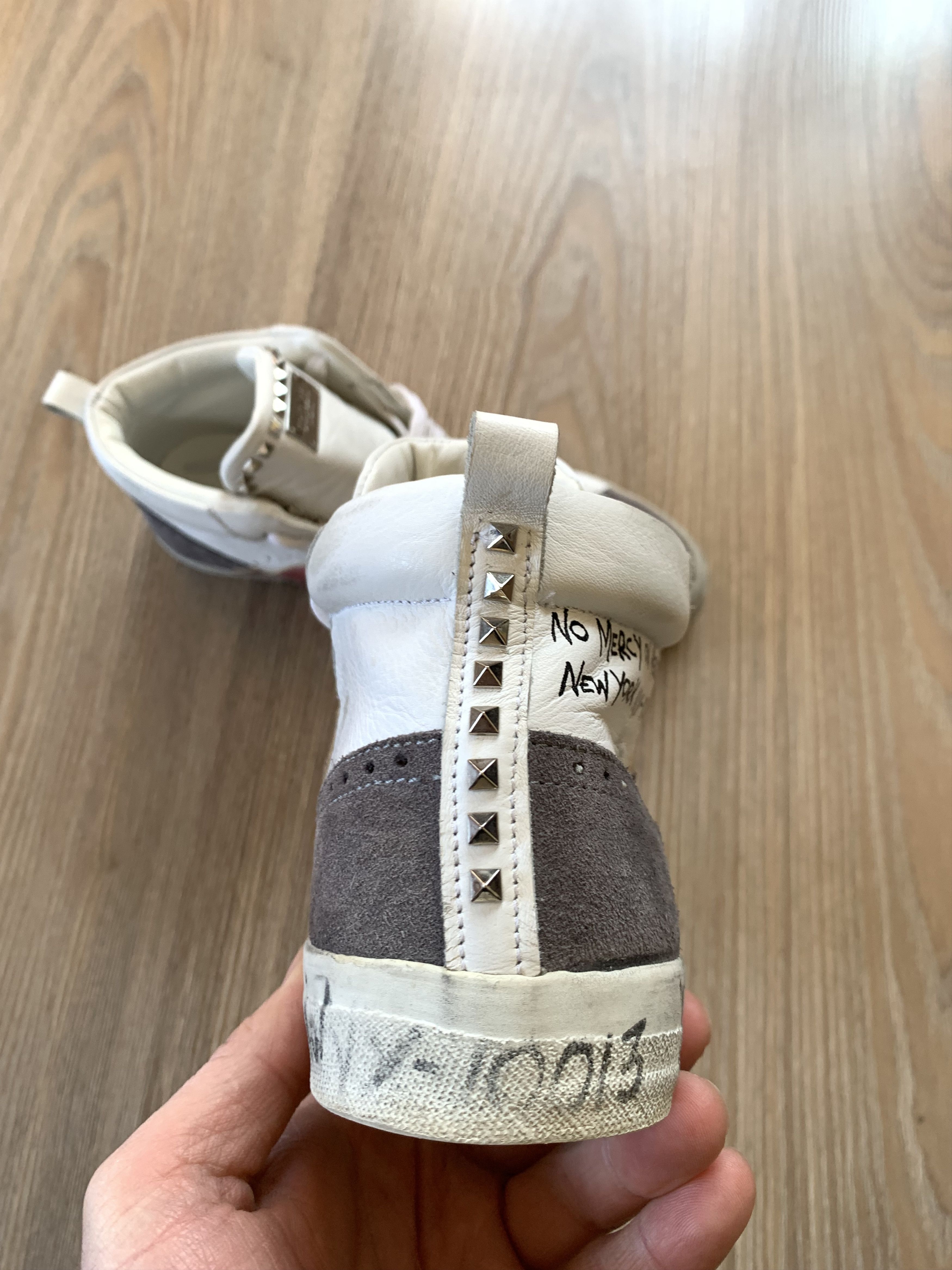 Designer × Philipp Plein Philipp Plein MM Mid Top Sneakers No Mercy Size US 5.5 / IT 35.5 - 7 Thumbnail