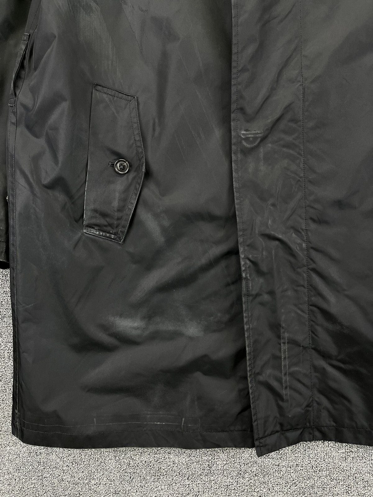 Burberry Vintage Burberry London Trashed Long Jacket Size US L / EU 52-54 / 3 - 17 Thumbnail
