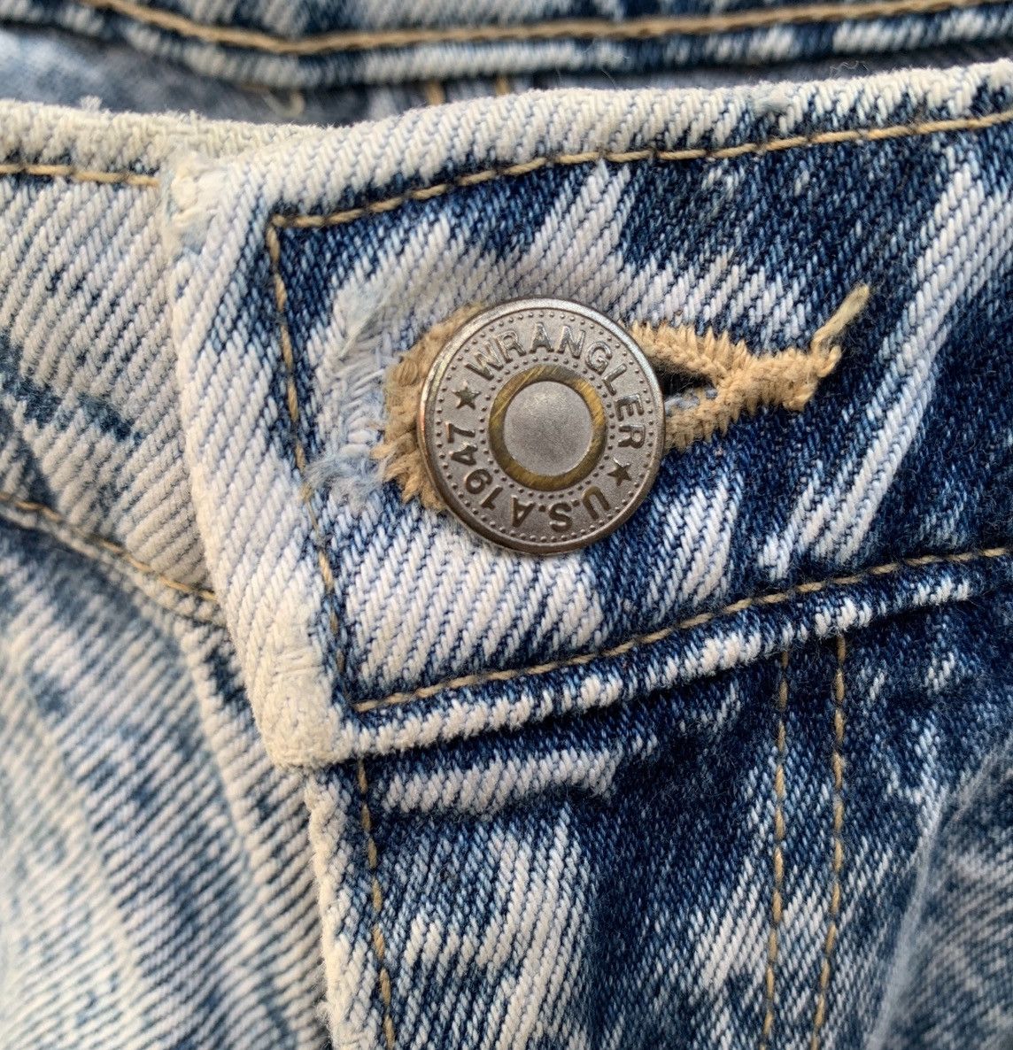 Wrangler Vintage Wrangler X Valvoline Acid Wash Jeans Pant Size US 32 / EU 48 - 10 Thumbnail