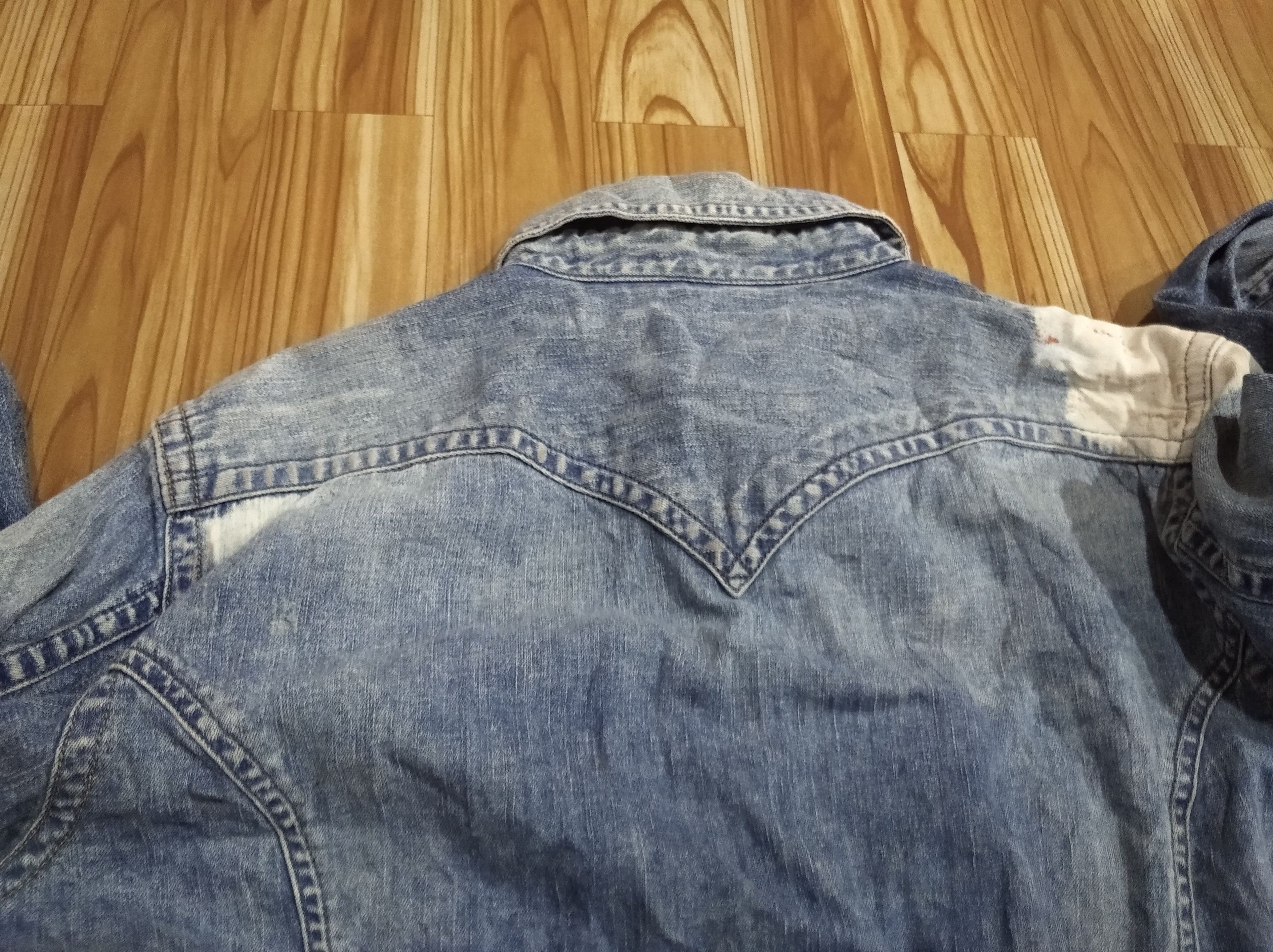 Diesel × Vintage Diesel denim shirt distressed Size US S / EU 44-46 / 1 - 9 Thumbnail