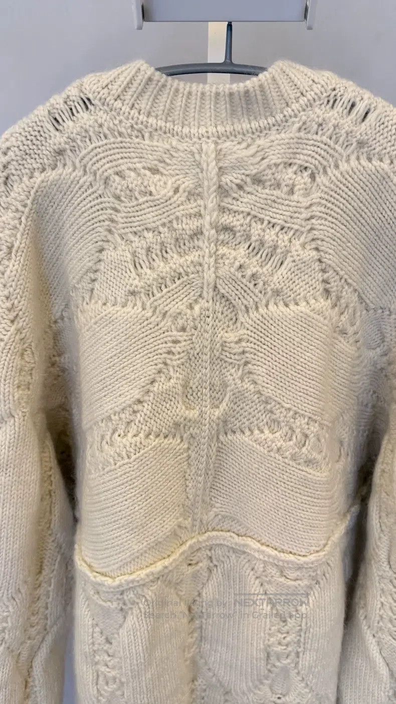 Jil Sander Jil Sander Hand-knitted patterned sweater Size M / US 6-8 / IT 42-44 - 8 Thumbnail