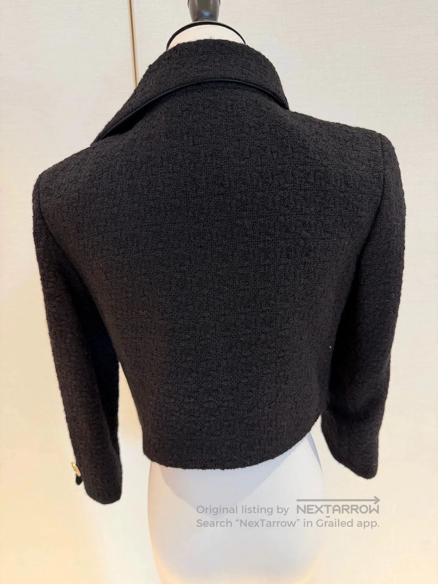 Chanel Chanel 20A Short Jacket Black Gold. Size US S / EU 44-46 / 1 - 2 Thumbnail