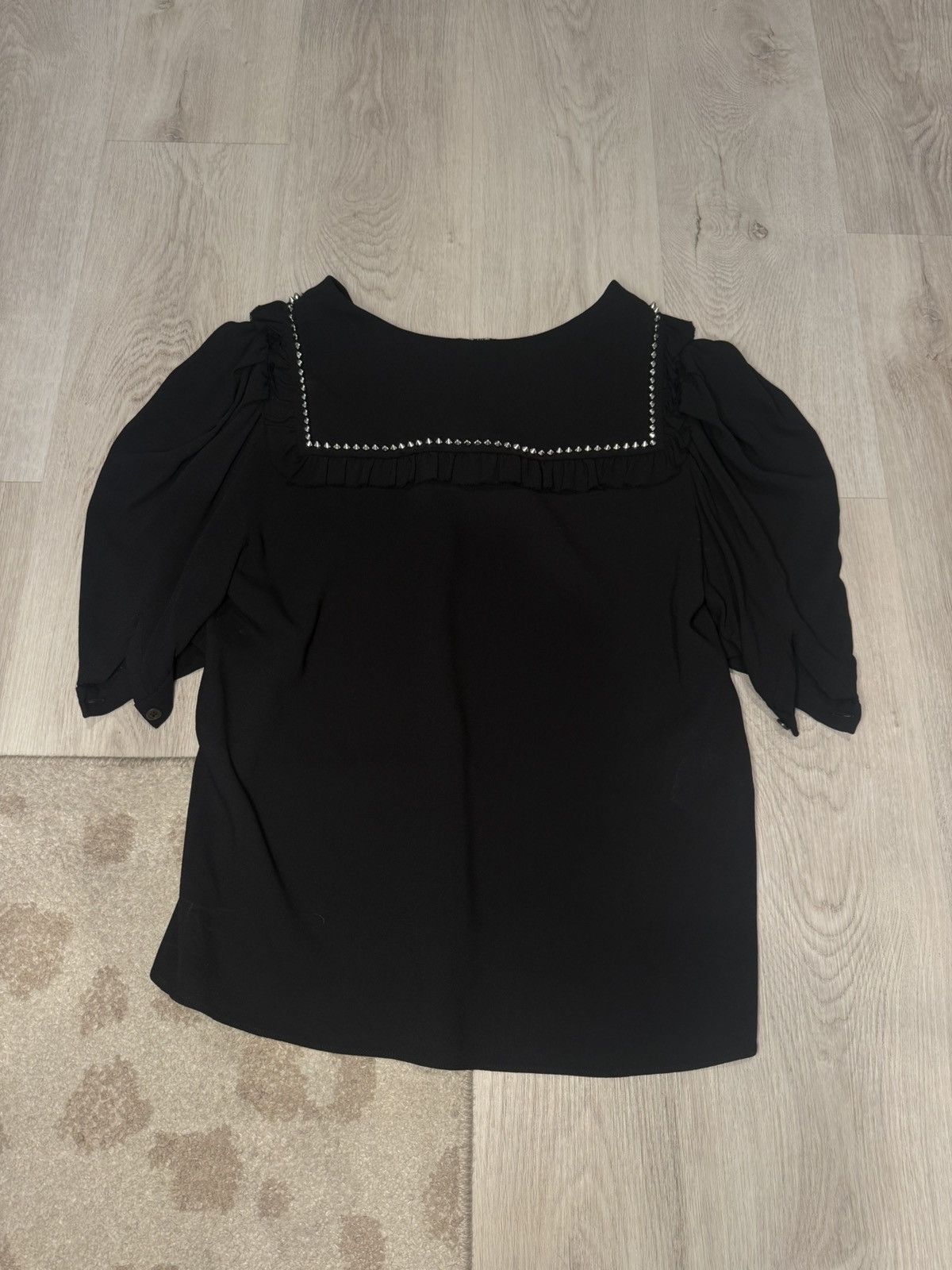Miu Miu s/s 2021 silk studded sailor t shirt!! Size US S / EU 44-46 / 1 - 4 Thumbnail